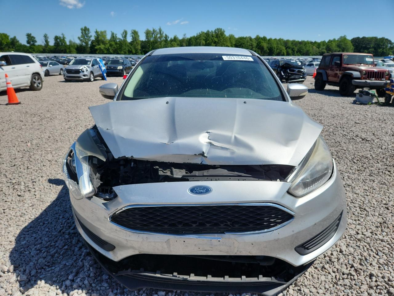 2015 Ford Focus Se Silver vin: 1FADP3F27FL376392