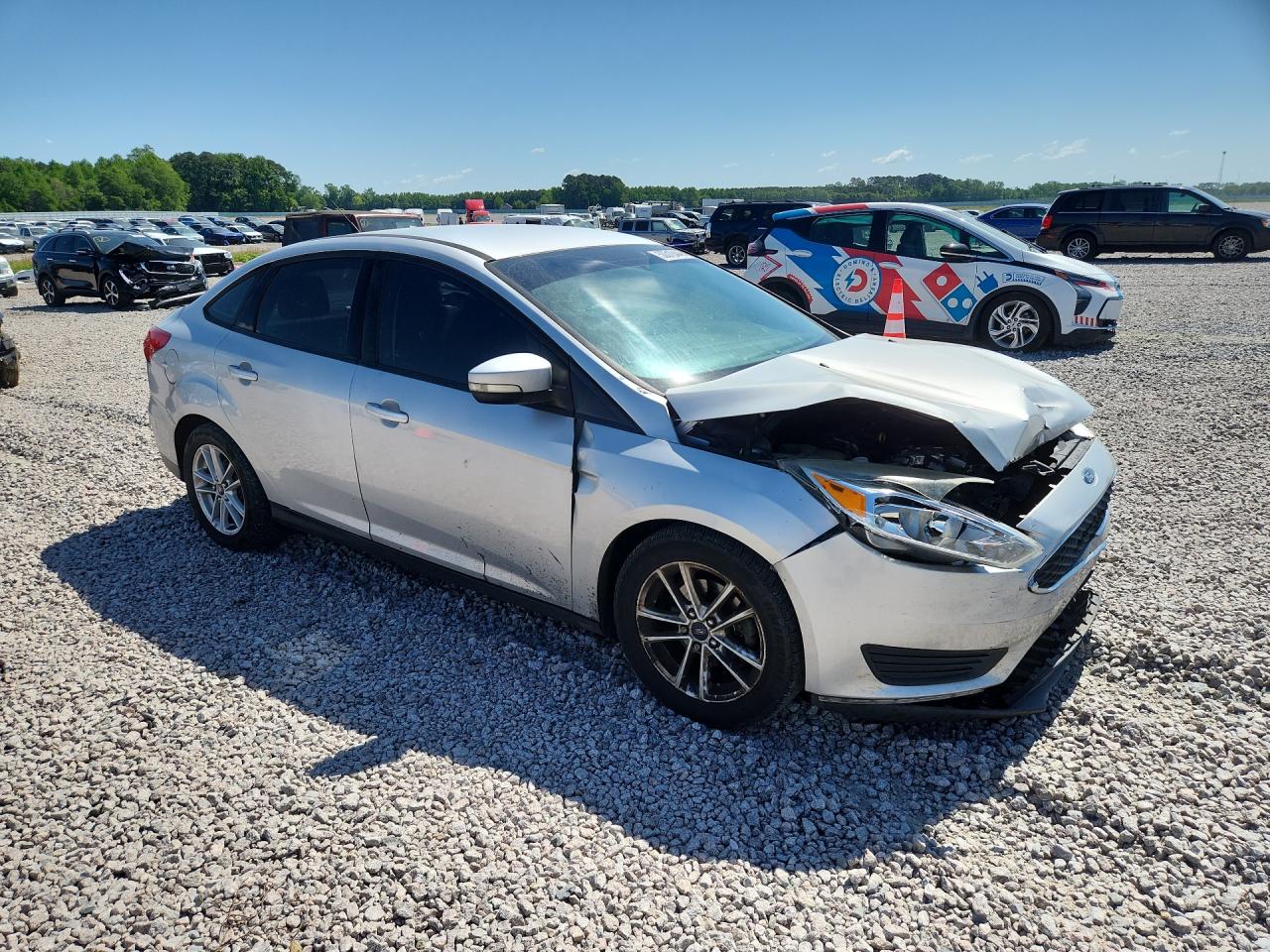 2015 Ford Focus Se Silver vin: 1FADP3F27FL376392