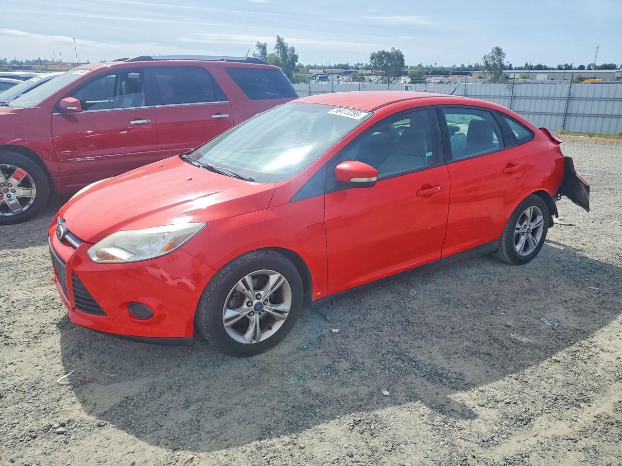 2013 Ford Focus Se Red vin: 1FADP3F28DL124423