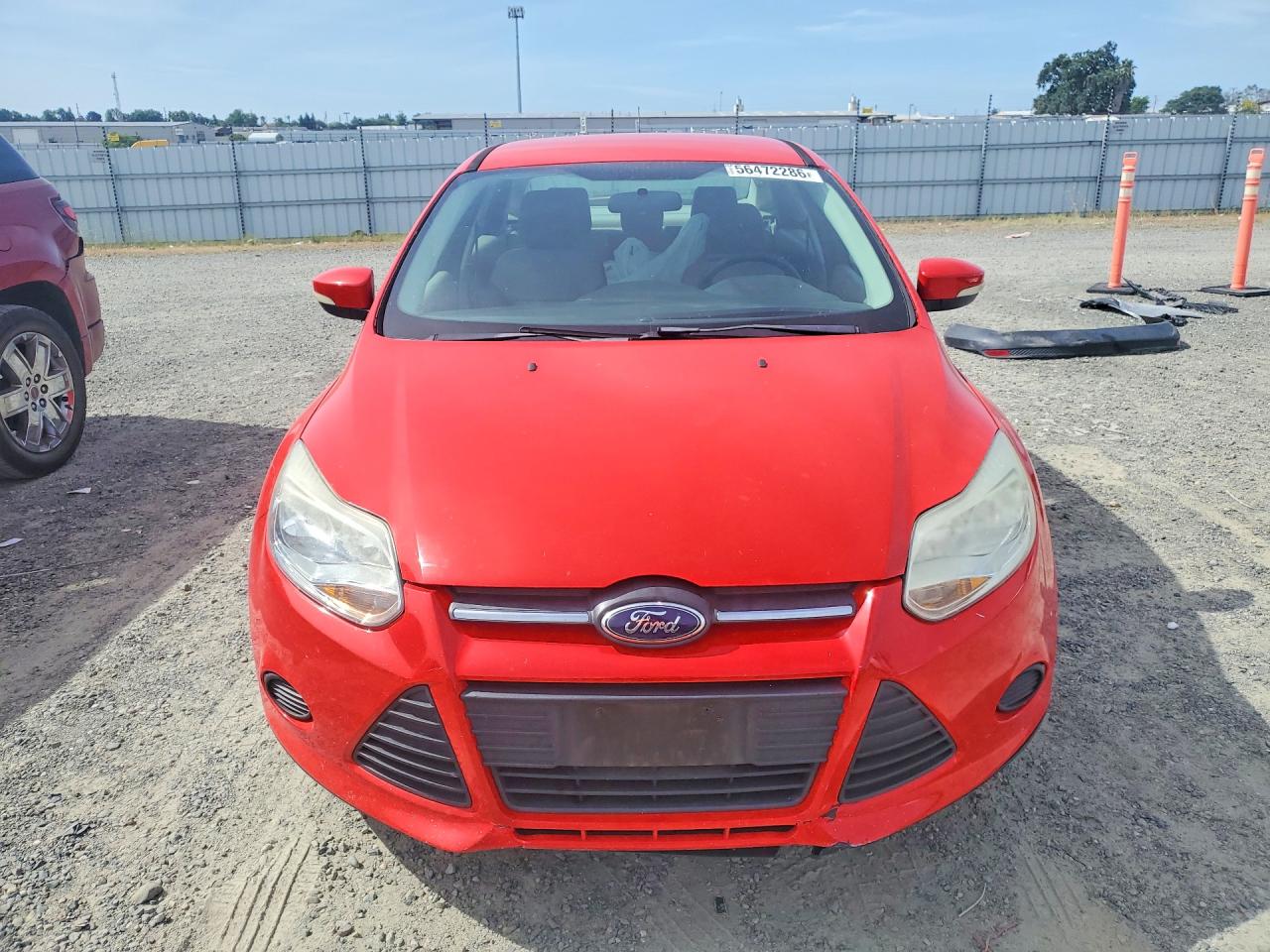 2013 Ford Focus Se Red vin: 1FADP3F28DL124423