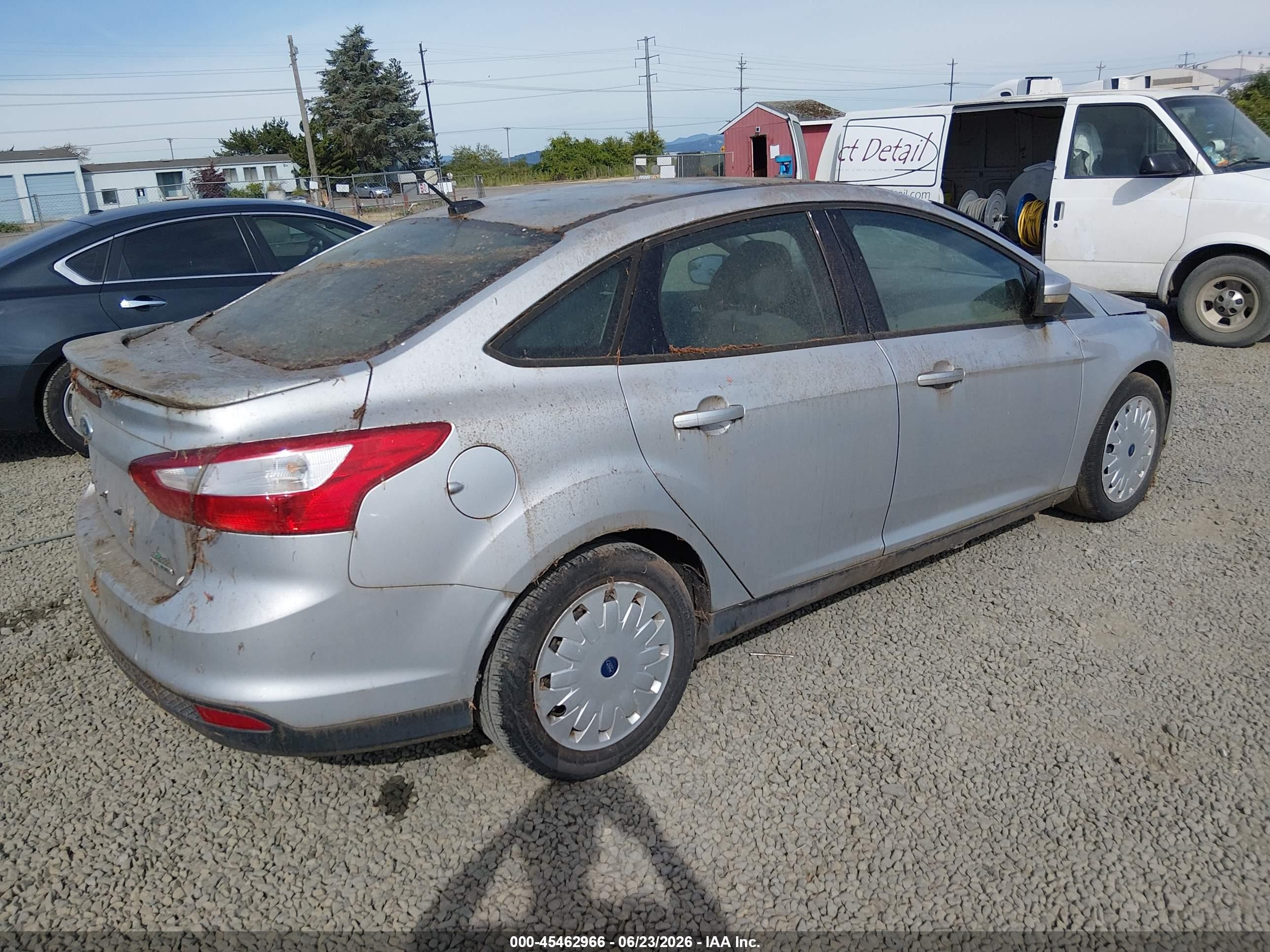 2013 Ford Focus Se Gray vin: 1FADP3F28DL132263