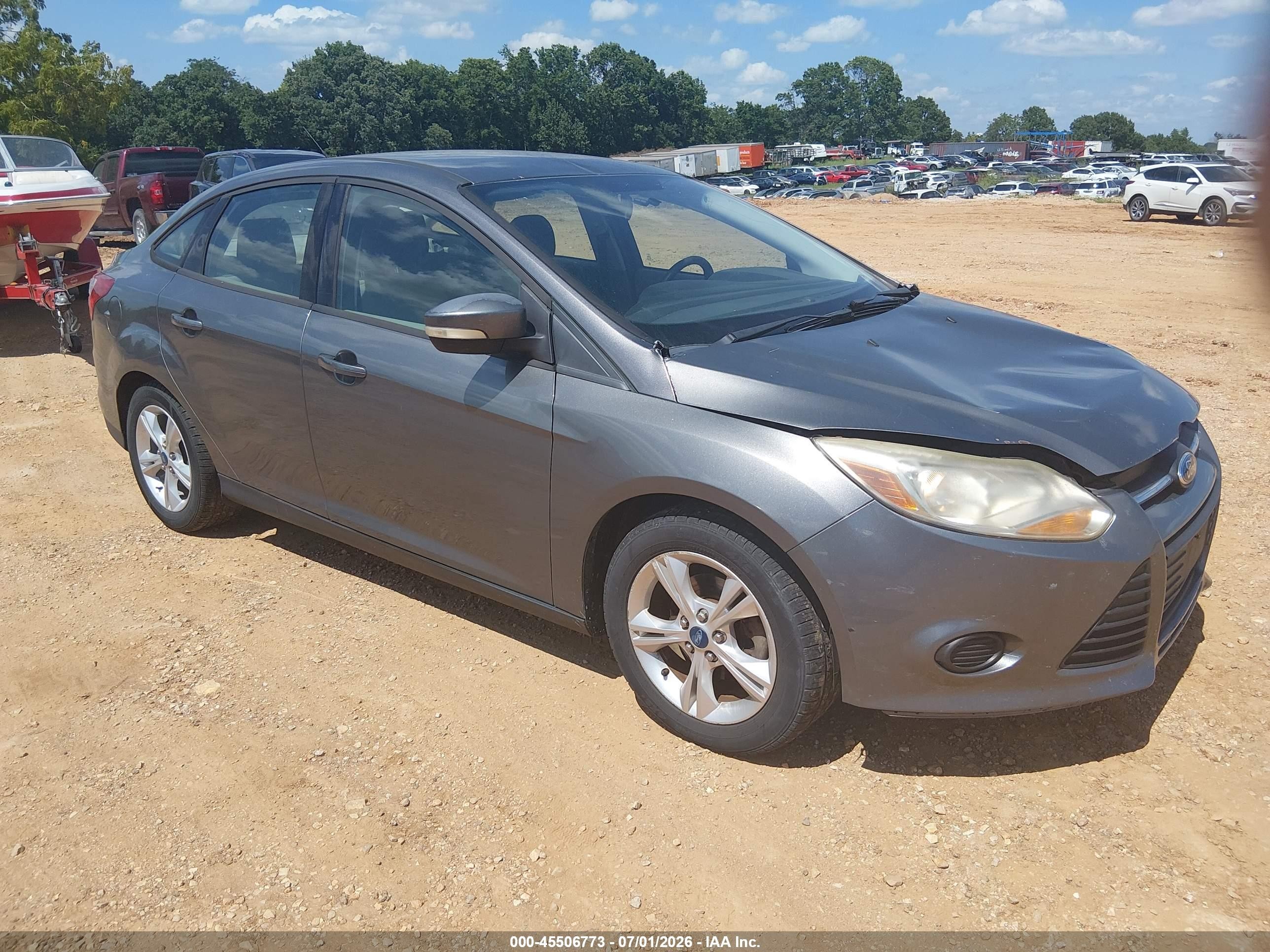 2013 Ford Focus Se Gray vin: 1FADP3F28DL133249