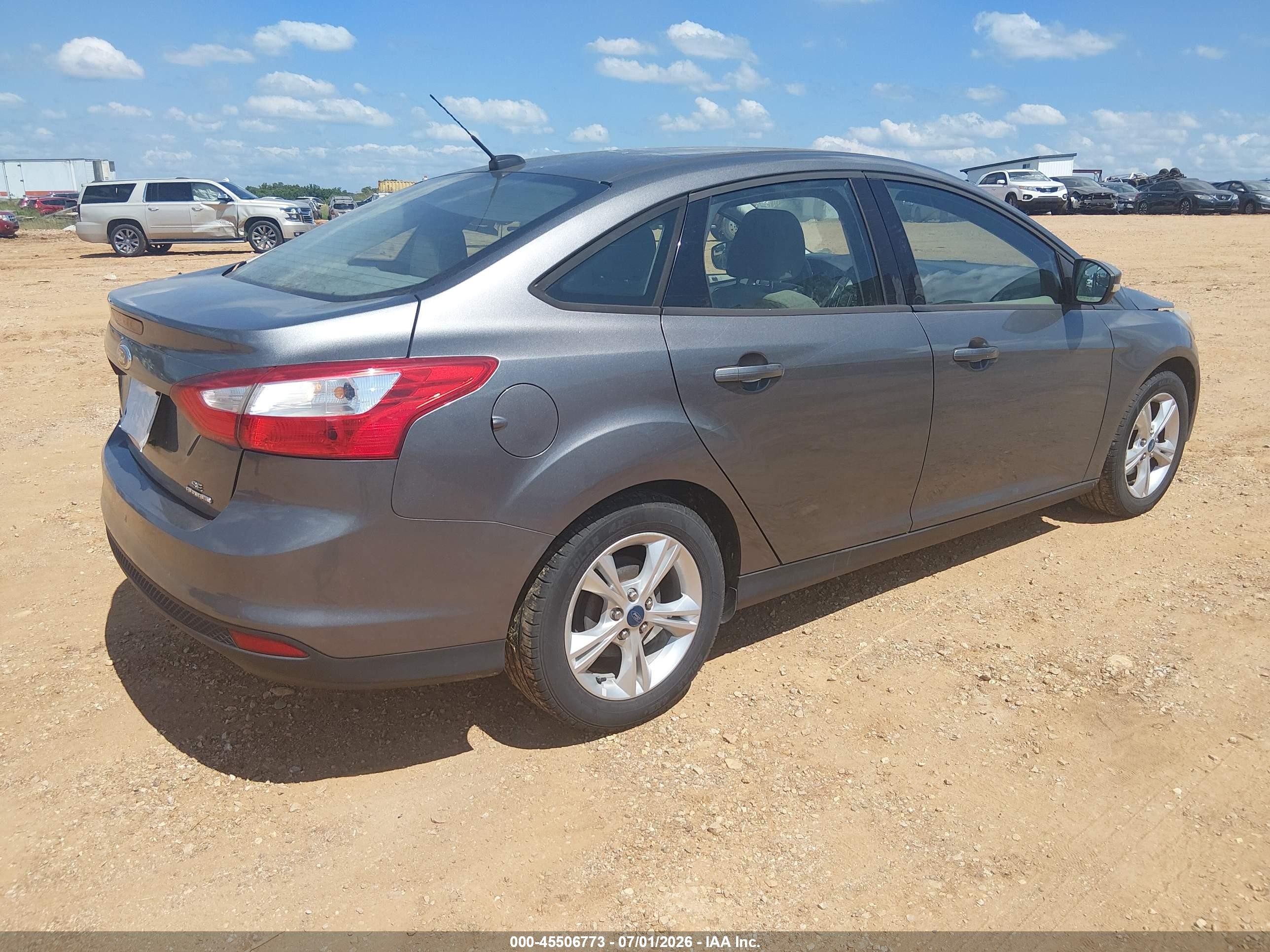 2013 Ford Focus Se Gray vin: 1FADP3F28DL133249