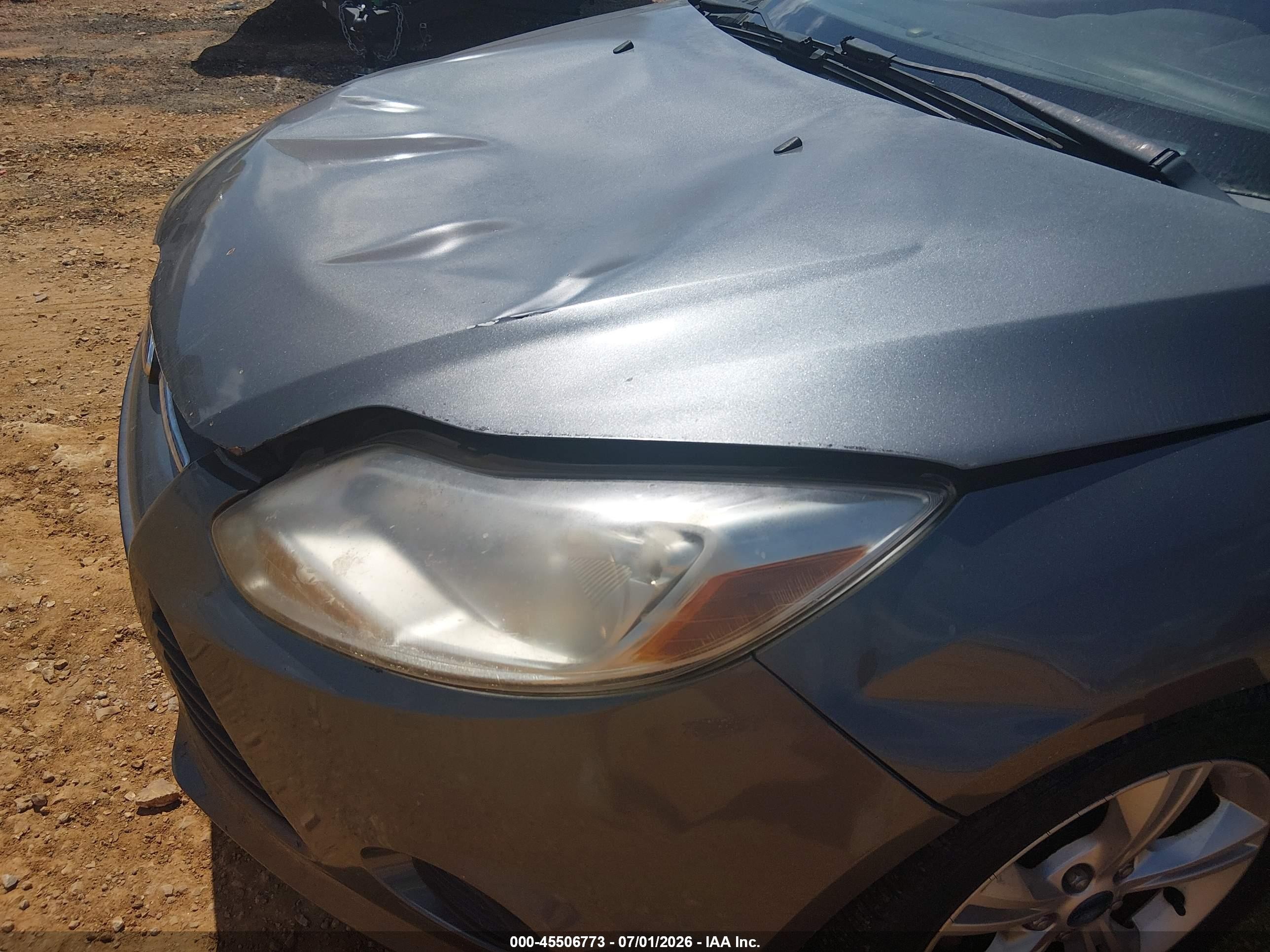 2013 Ford Focus Se Gray vin: 1FADP3F28DL133249