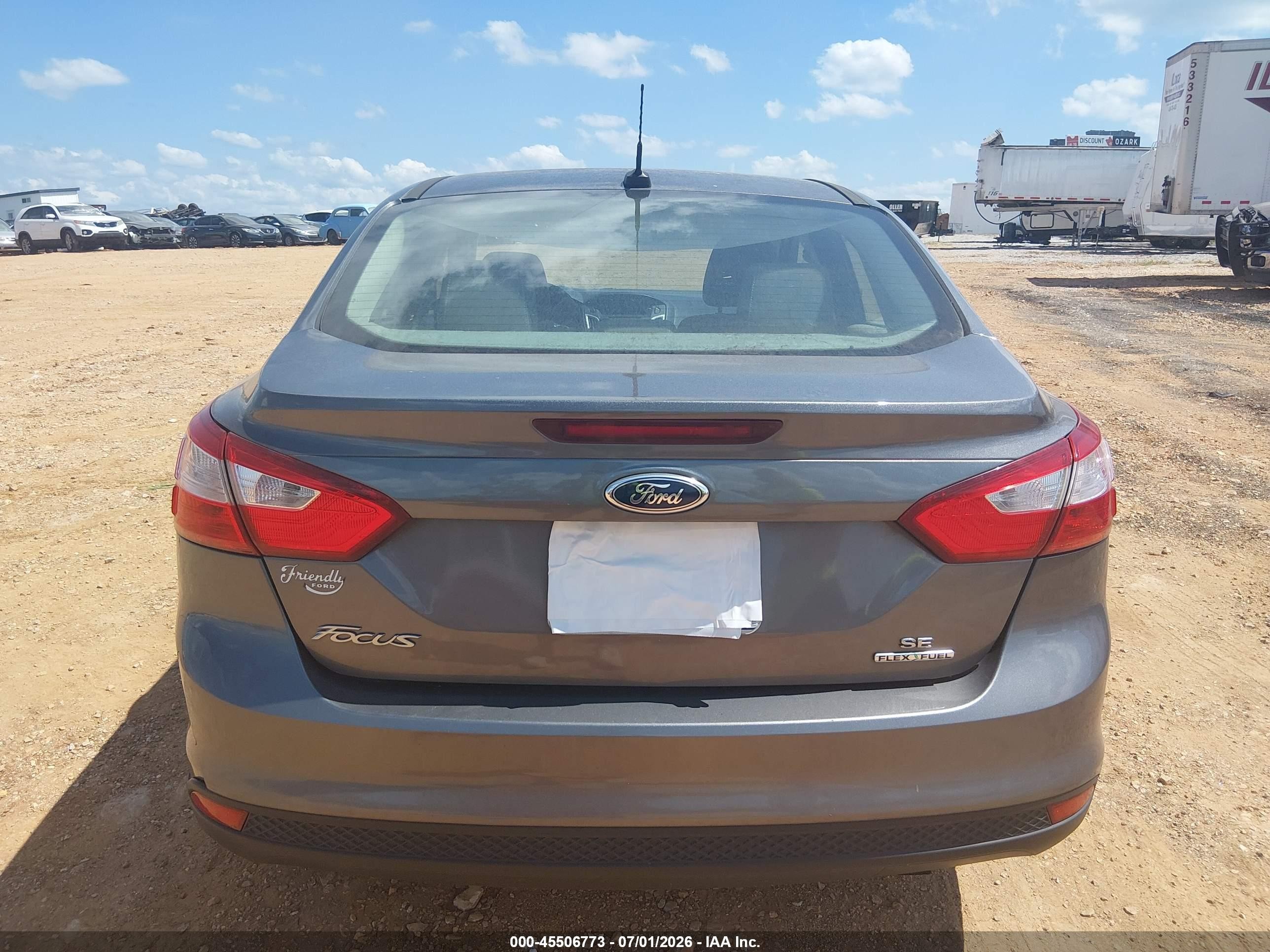 2013 Ford Focus Se Gray vin: 1FADP3F28DL133249