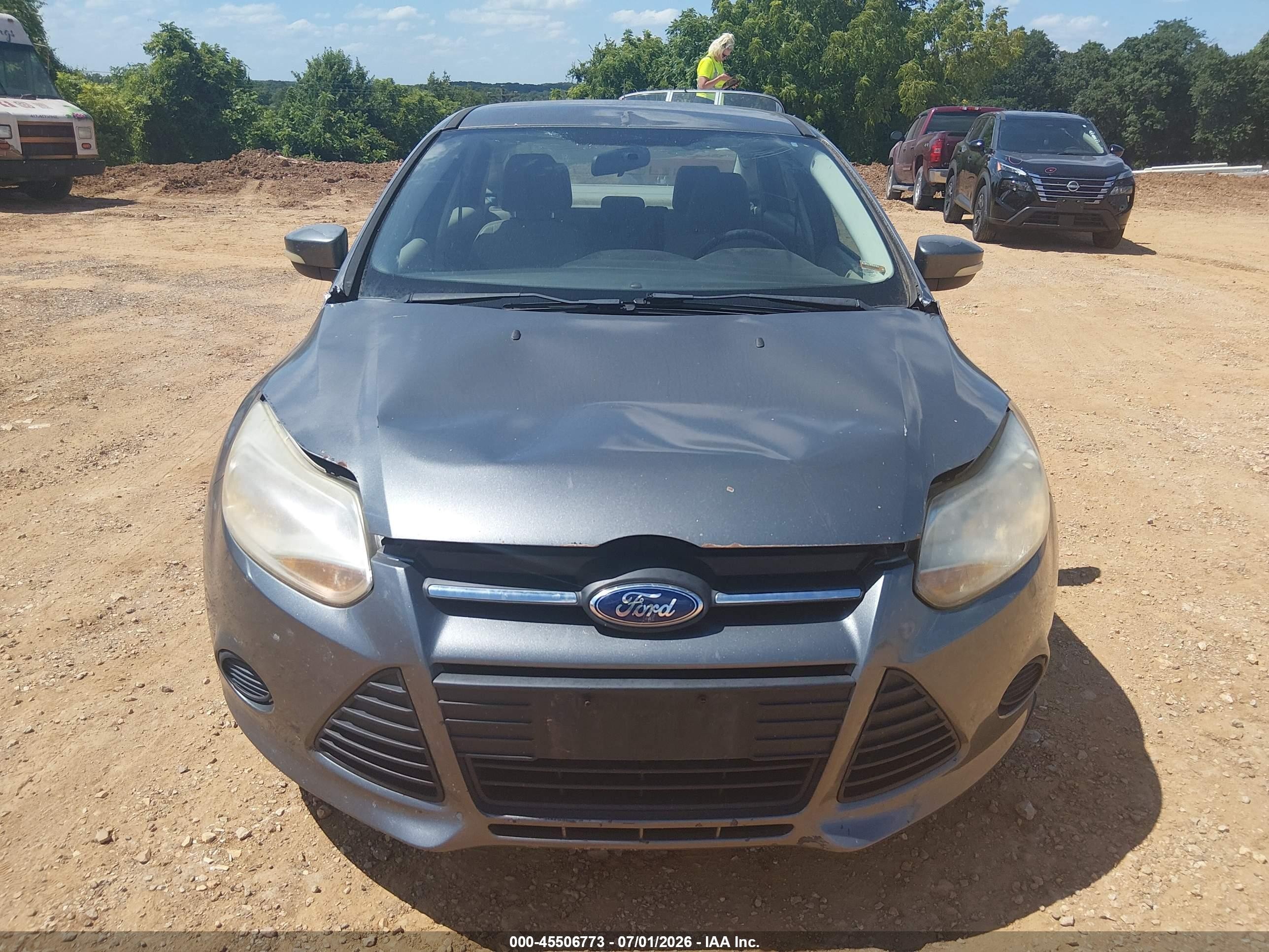 2013 Ford Focus Se Gray vin: 1FADP3F28DL133249