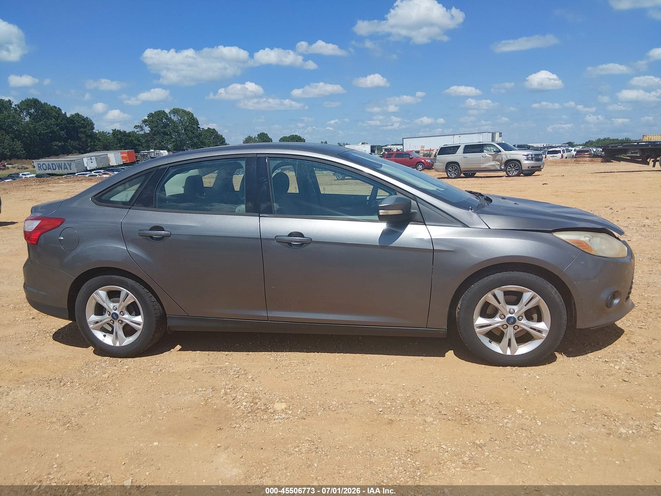 2013 Ford Focus Se Gray vin: 1FADP3F28DL133249