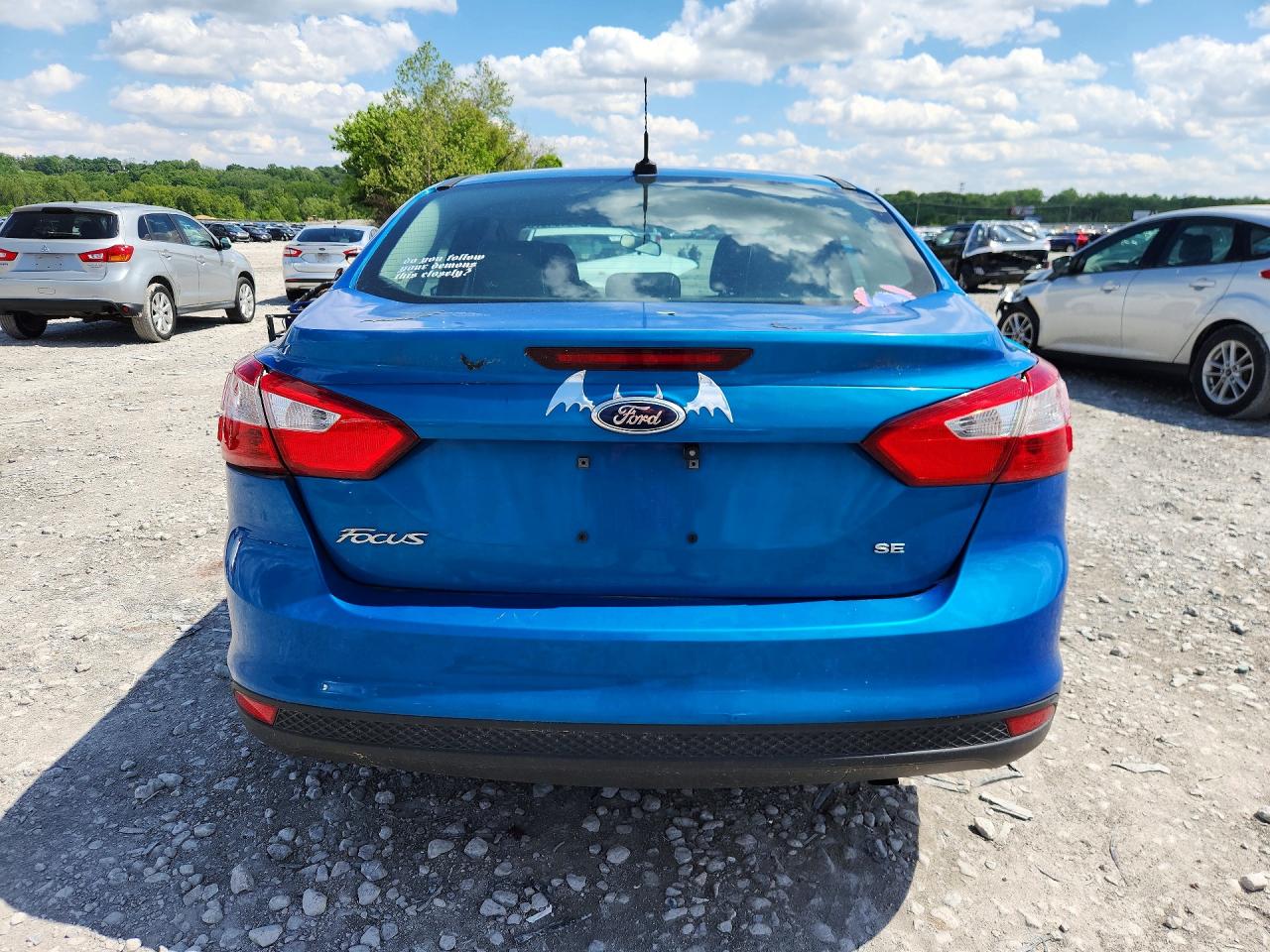 2013 Ford Focus Se Blue vin: 1FADP3F28DL133512