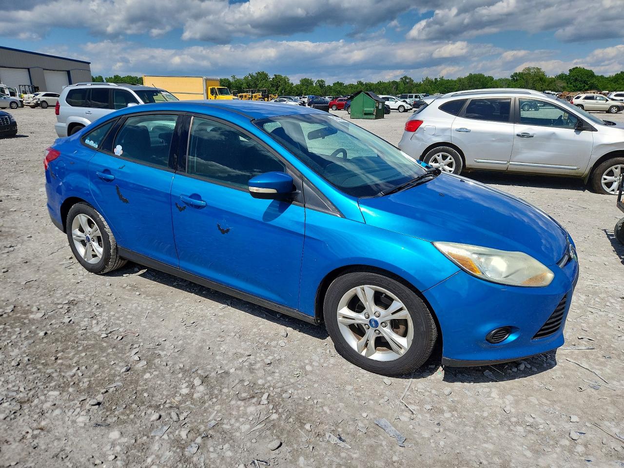 2013 Ford Focus Se Blue vin: 1FADP3F28DL133512