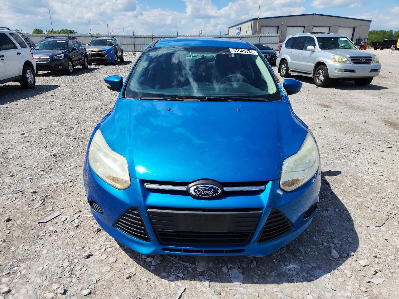 2013 Ford Focus Se Blue vin: 1FADP3F28DL133512