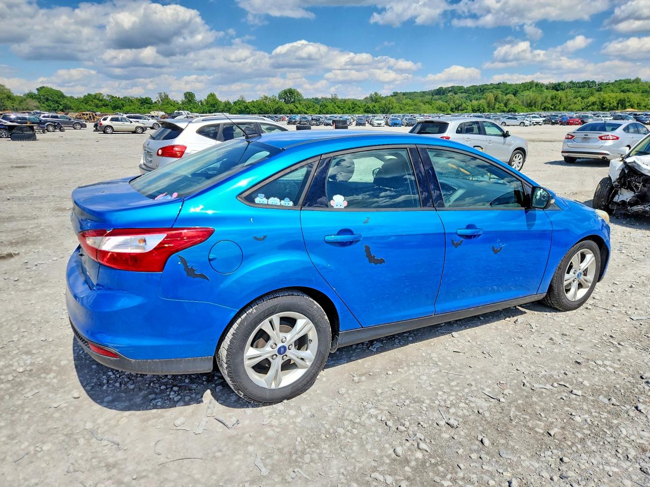 2013 Ford Focus Se Blue vin: 1FADP3F28DL133512