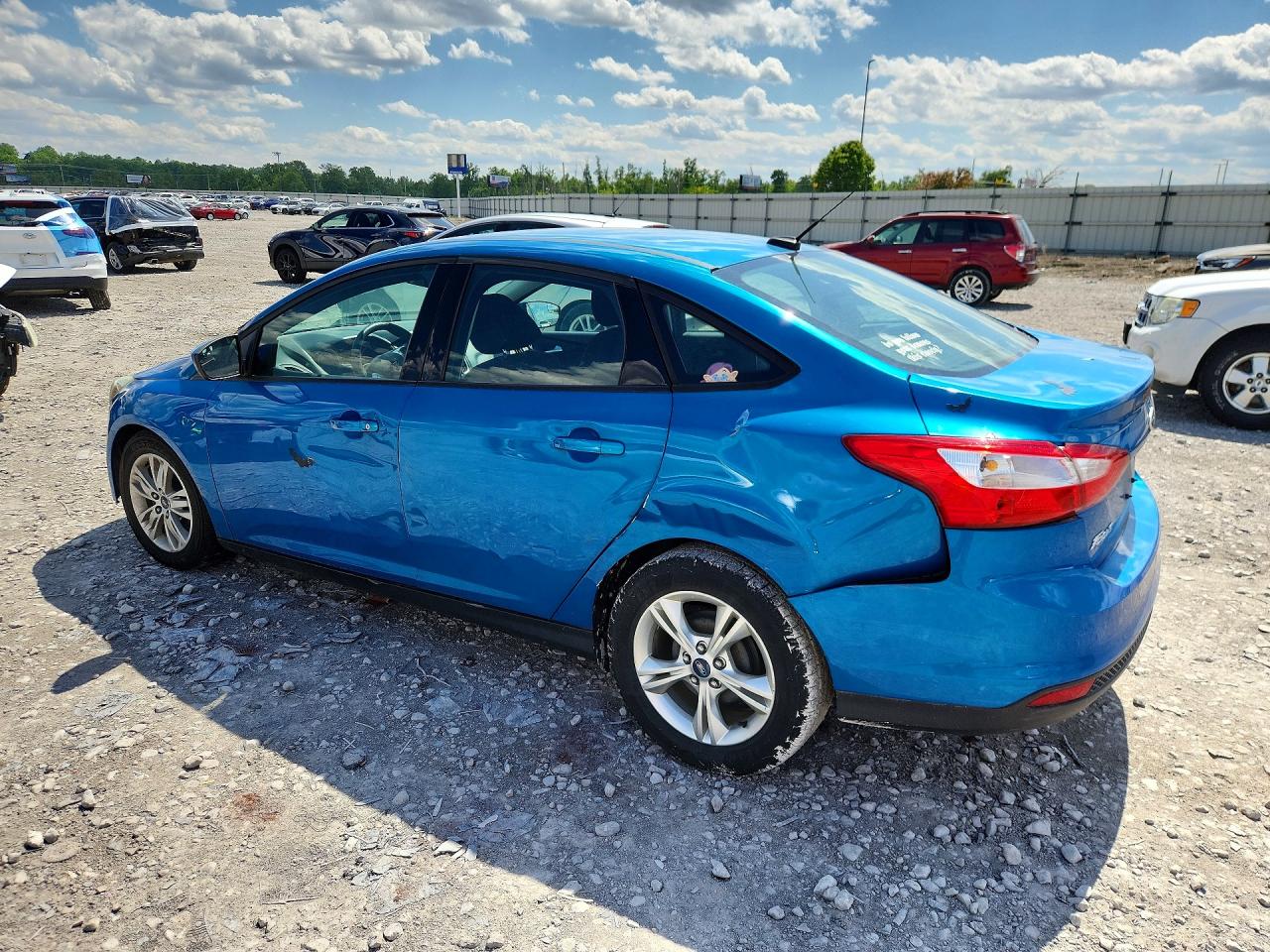 2013 Ford Focus Se Blue vin: 1FADP3F28DL133512