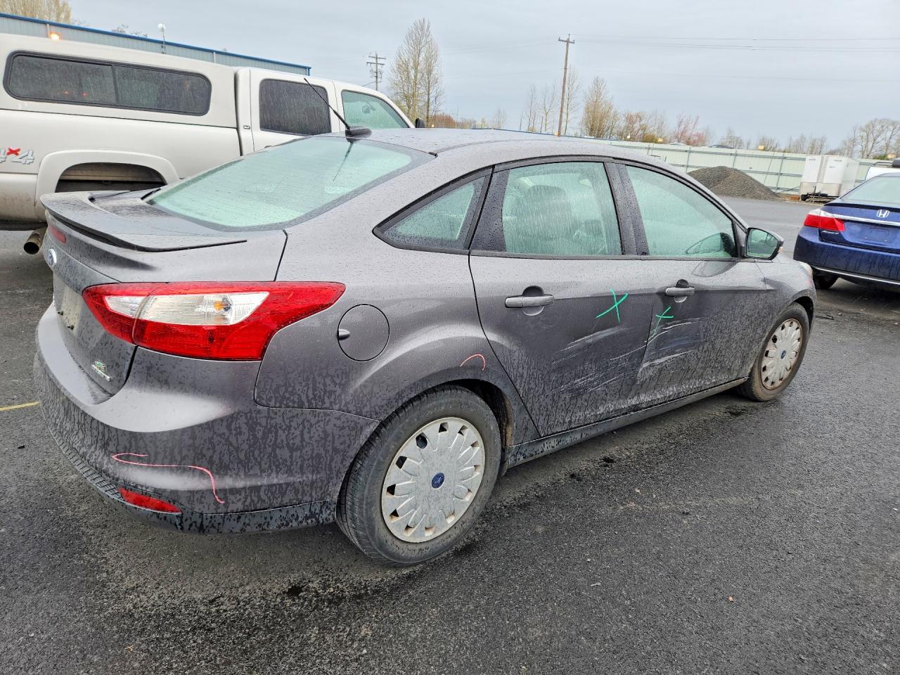 2013 Ford Focus Se Gray vin: 1FADP3F28DL145496