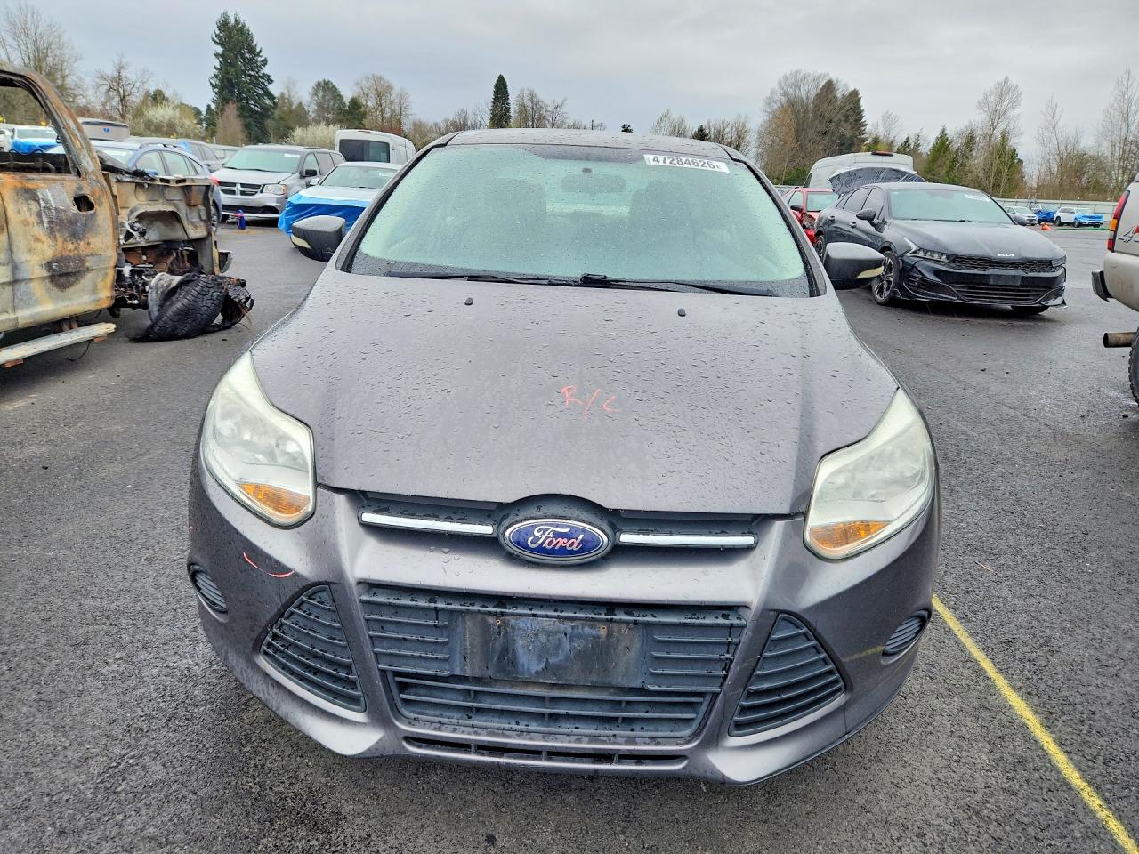 2013 Ford Focus Se Gray vin: 1FADP3F28DL145496