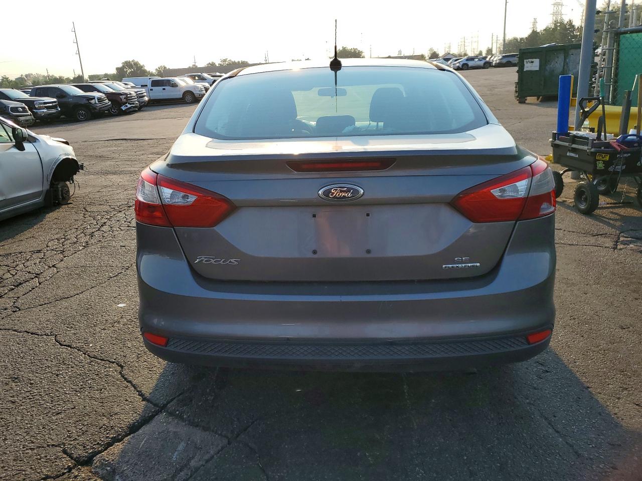 2013 Ford Focus Se Gray vin: 1FADP3F28DL153680