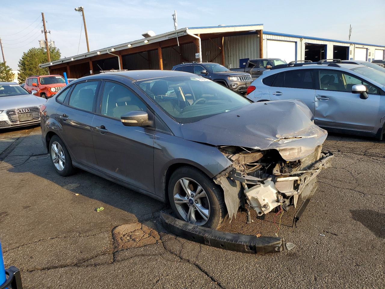 2013 Ford Focus Se Gray vin: 1FADP3F28DL153680
