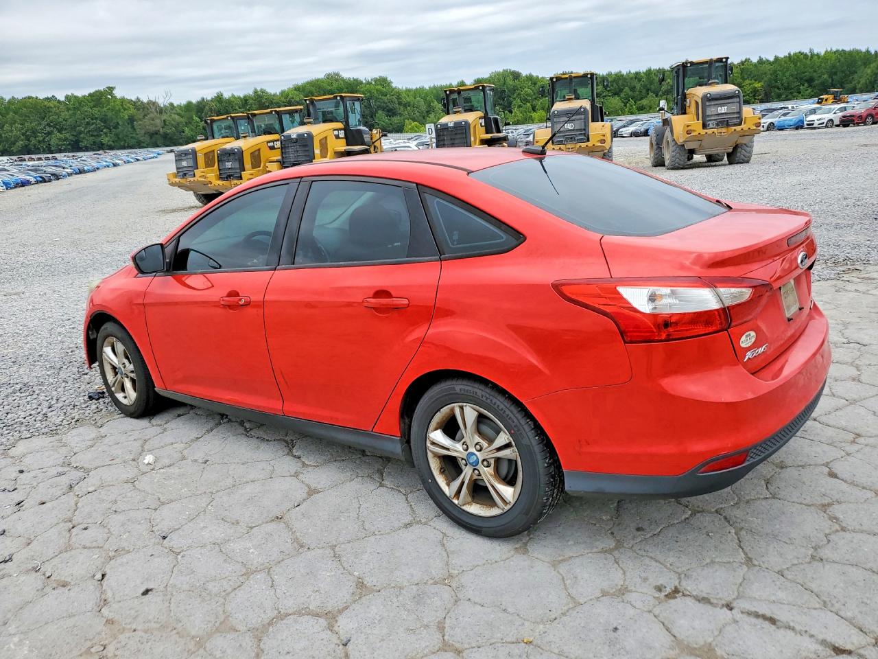 2013 Ford Focus Se Red vin: 1FADP3F28DL177204