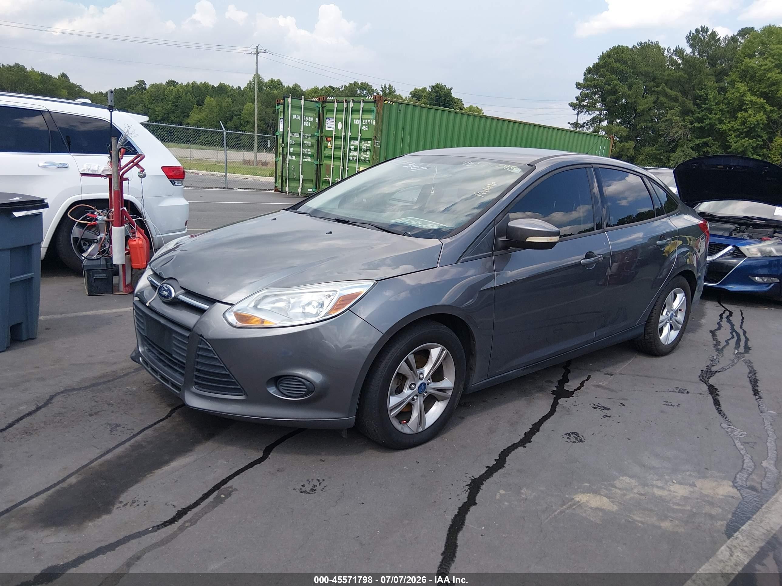 2013 Ford Focus Se Серый vin: 1FADP3F28DL206233