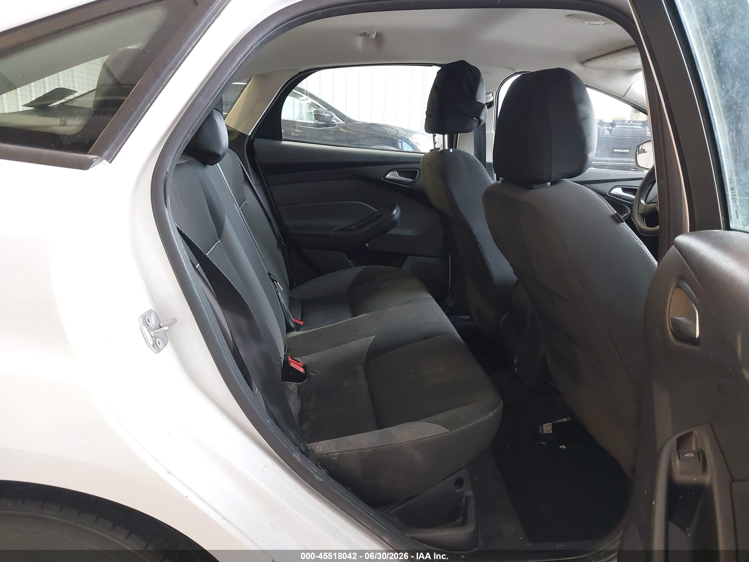2013 Ford Focus Se White vin: 1FADP3F28DL221394