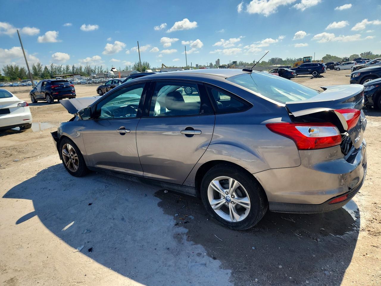 2013 Ford Focus Se Gray vin: 1FADP3F28DL253293