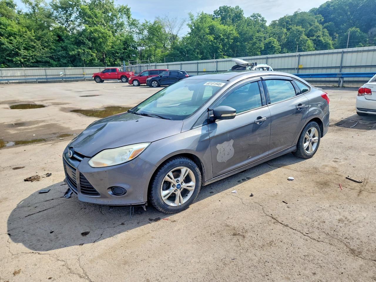 2013 Ford Focus Se Gray vin: 1FADP3F28DL269350