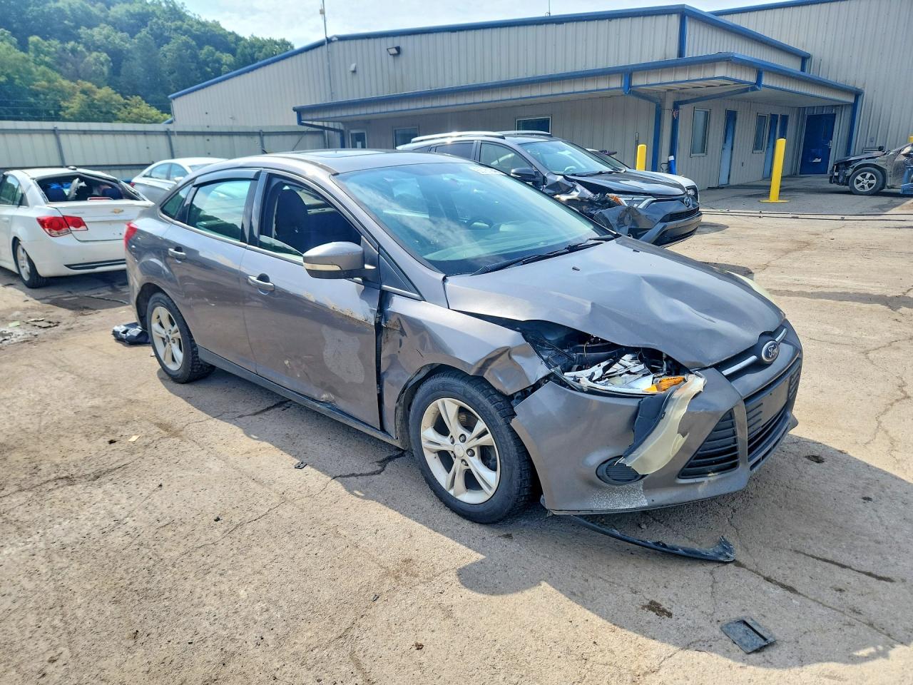 2013 Ford Focus Se Gray vin: 1FADP3F28DL269350