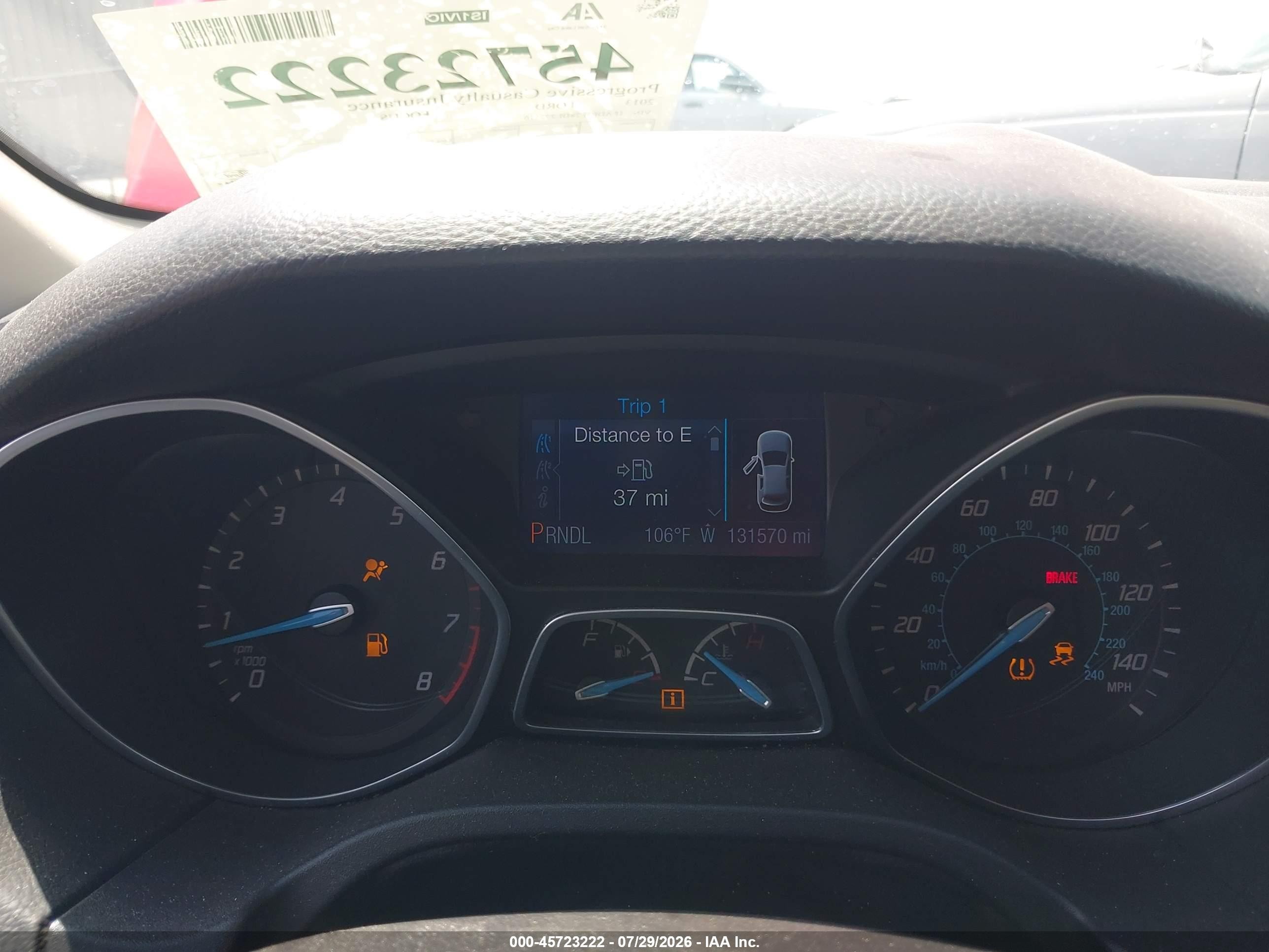 2013 Ford Focus Se Red vin: 1FADP3F28DL272510