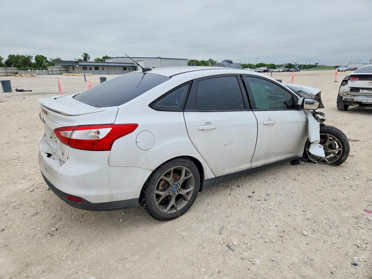 2013 Ford Focus Se White vin: 1FADP3F28DL279022