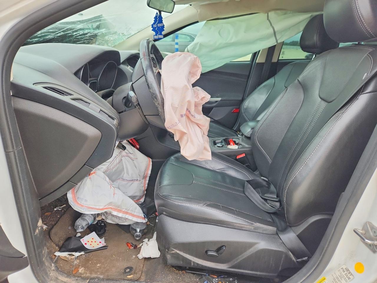 2013 Ford Focus Se White vin: 1FADP3F28DL279022