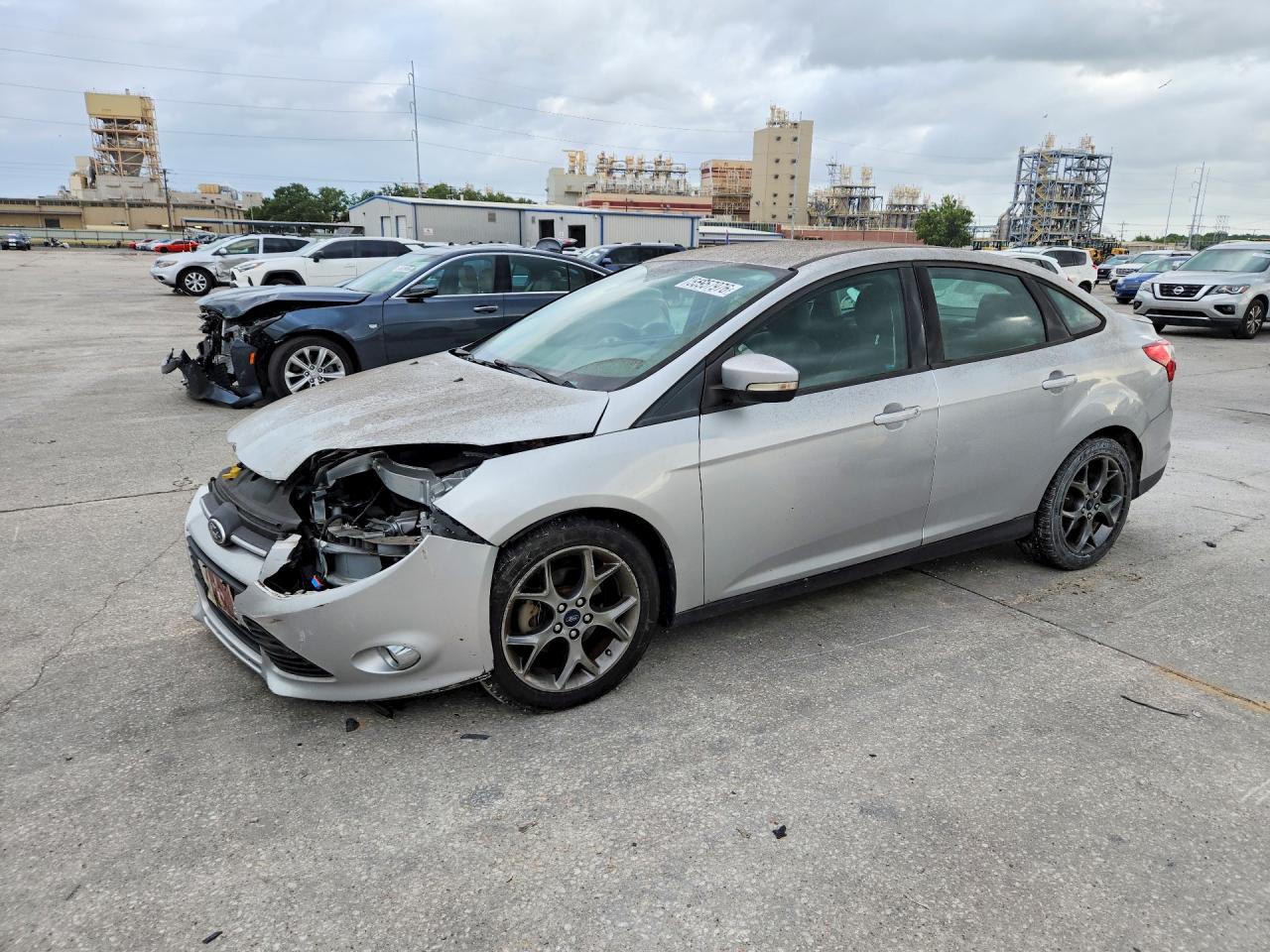 2013 Ford Focus Se Silver vin: 1FADP3F28DL300158