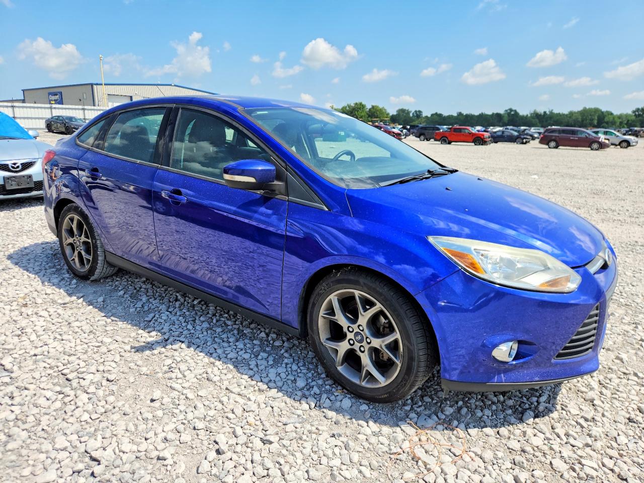 2013 Ford Focus Blue vin: 1FADP3F28DL306185
