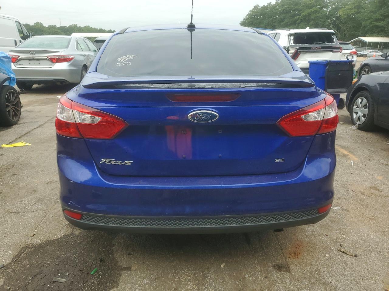 2013 Ford Focus Se Blue vin: 1FADP3F28DL321124