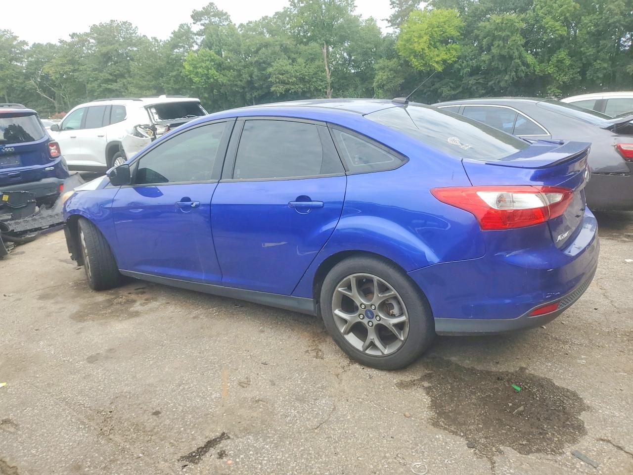 2013 Ford Focus Se Blue vin: 1FADP3F28DL321124
