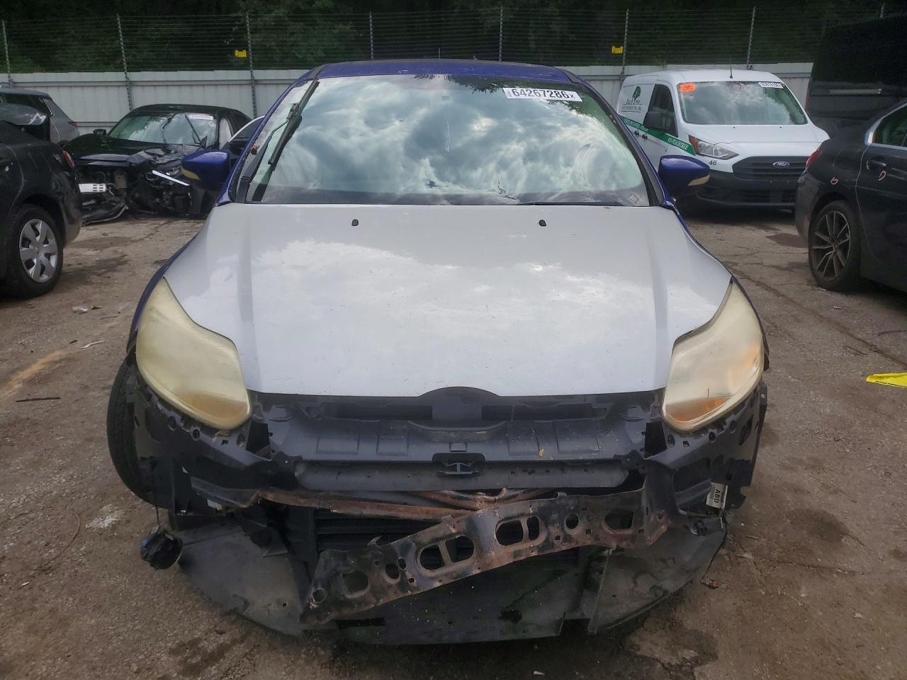 2013 Ford Focus Se Blue vin: 1FADP3F28DL321124