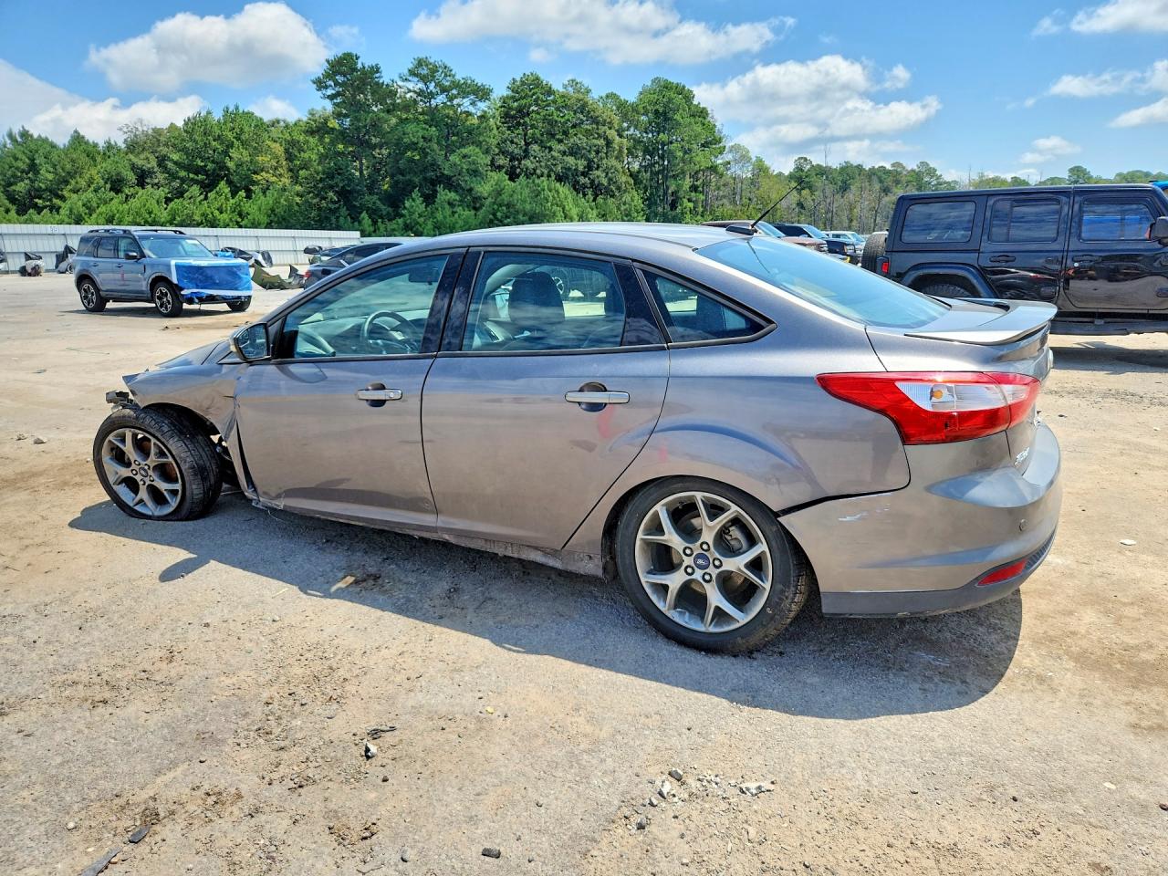 2013 Ford Focus Se Gray vin: 1FADP3F28DL331412