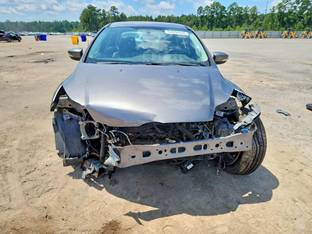 2013 Ford Focus Se Gray vin: 1FADP3F28DL331412