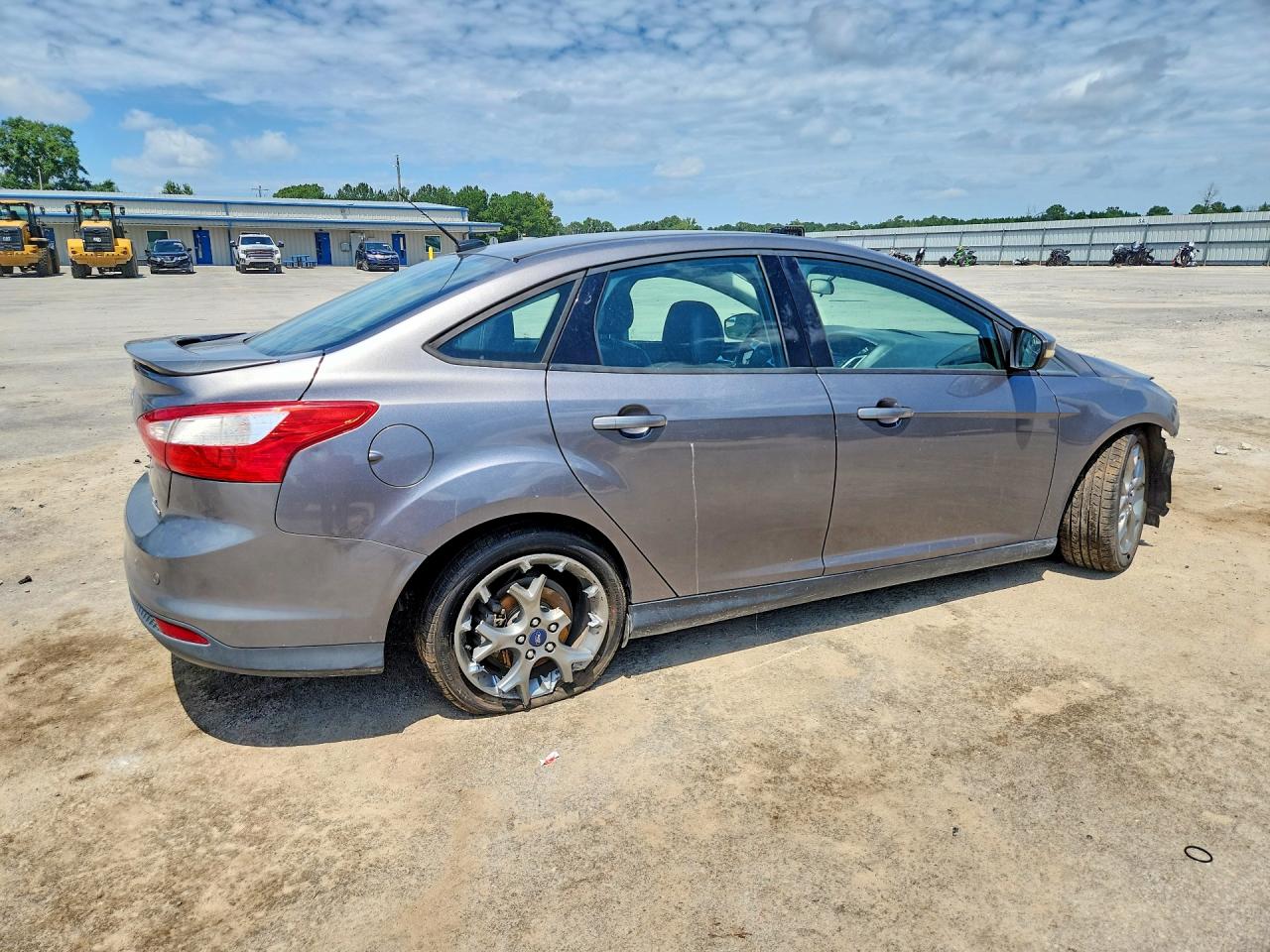 2013 Ford Focus Se Gray vin: 1FADP3F28DL331412