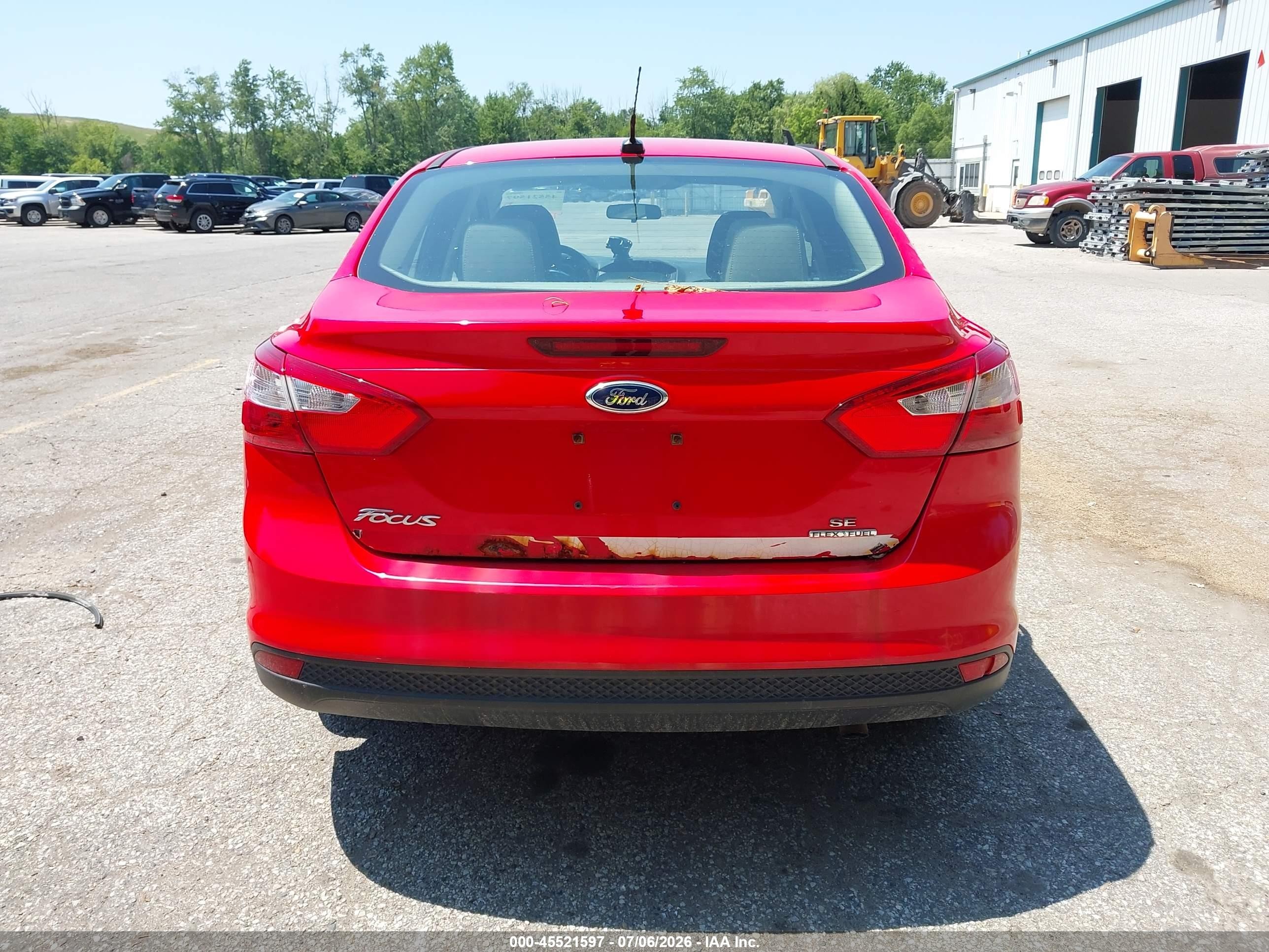 2013 Ford Focus Se Красный vin: 1FADP3F28DL333614