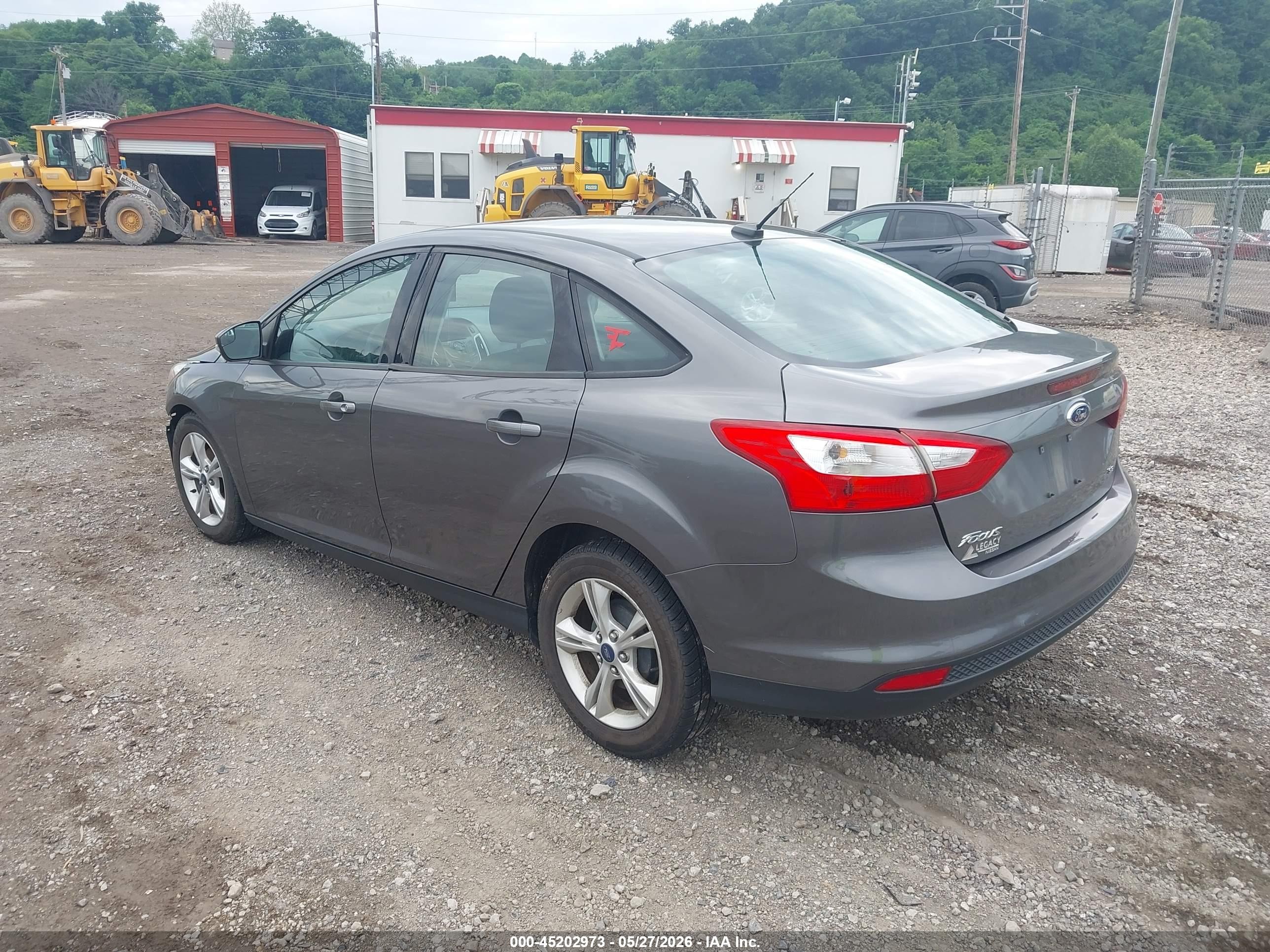 2013 Ford Focus Se Gray vin: 1FADP3F28DL341230