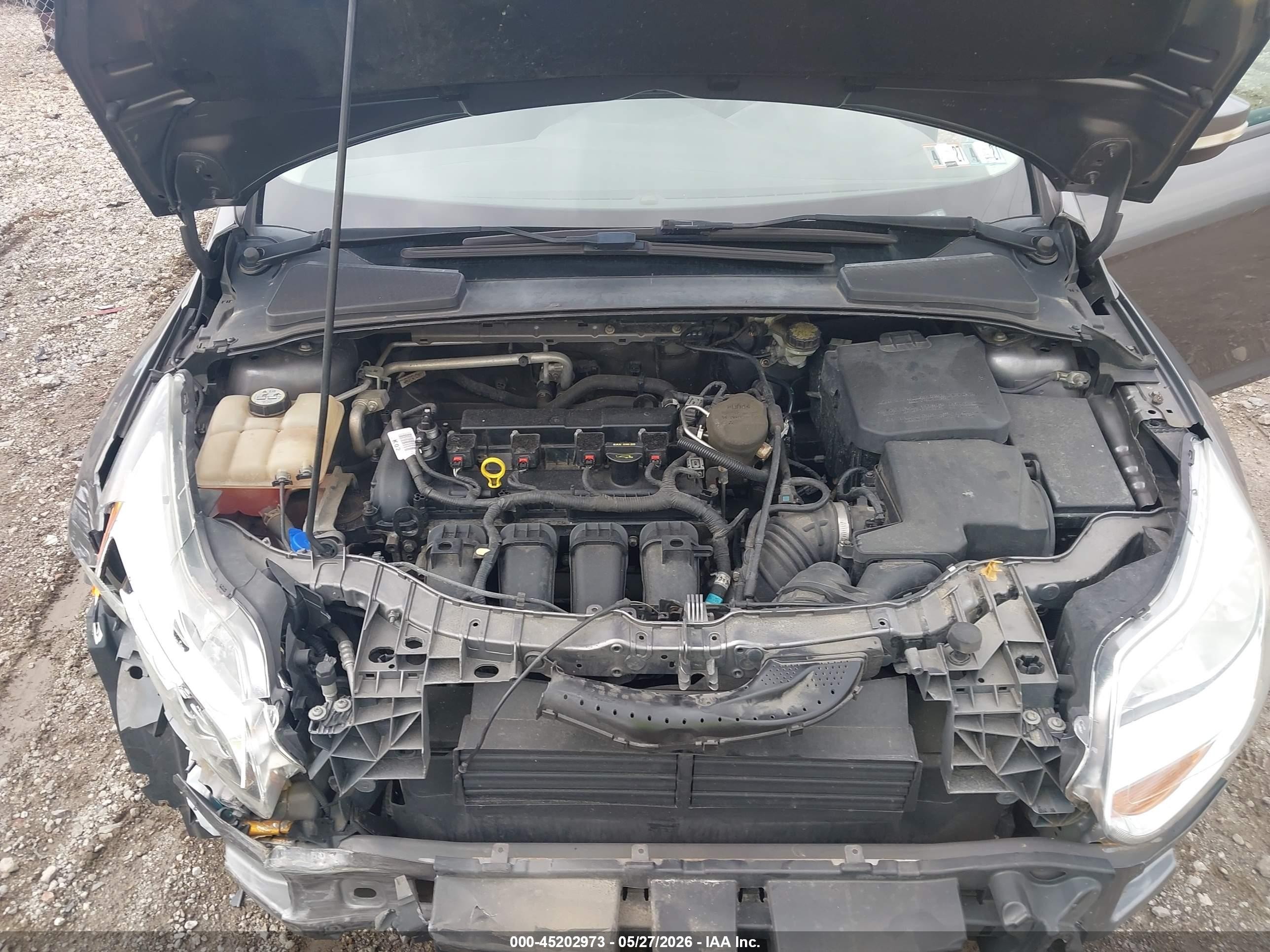2013 Ford Focus Se Gray vin: 1FADP3F28DL341230