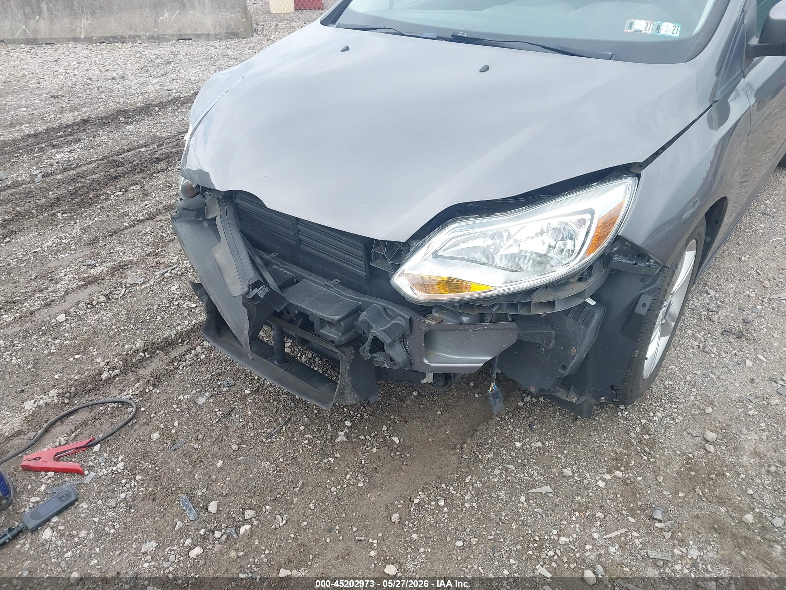 2013 Ford Focus Se Gray vin: 1FADP3F28DL341230