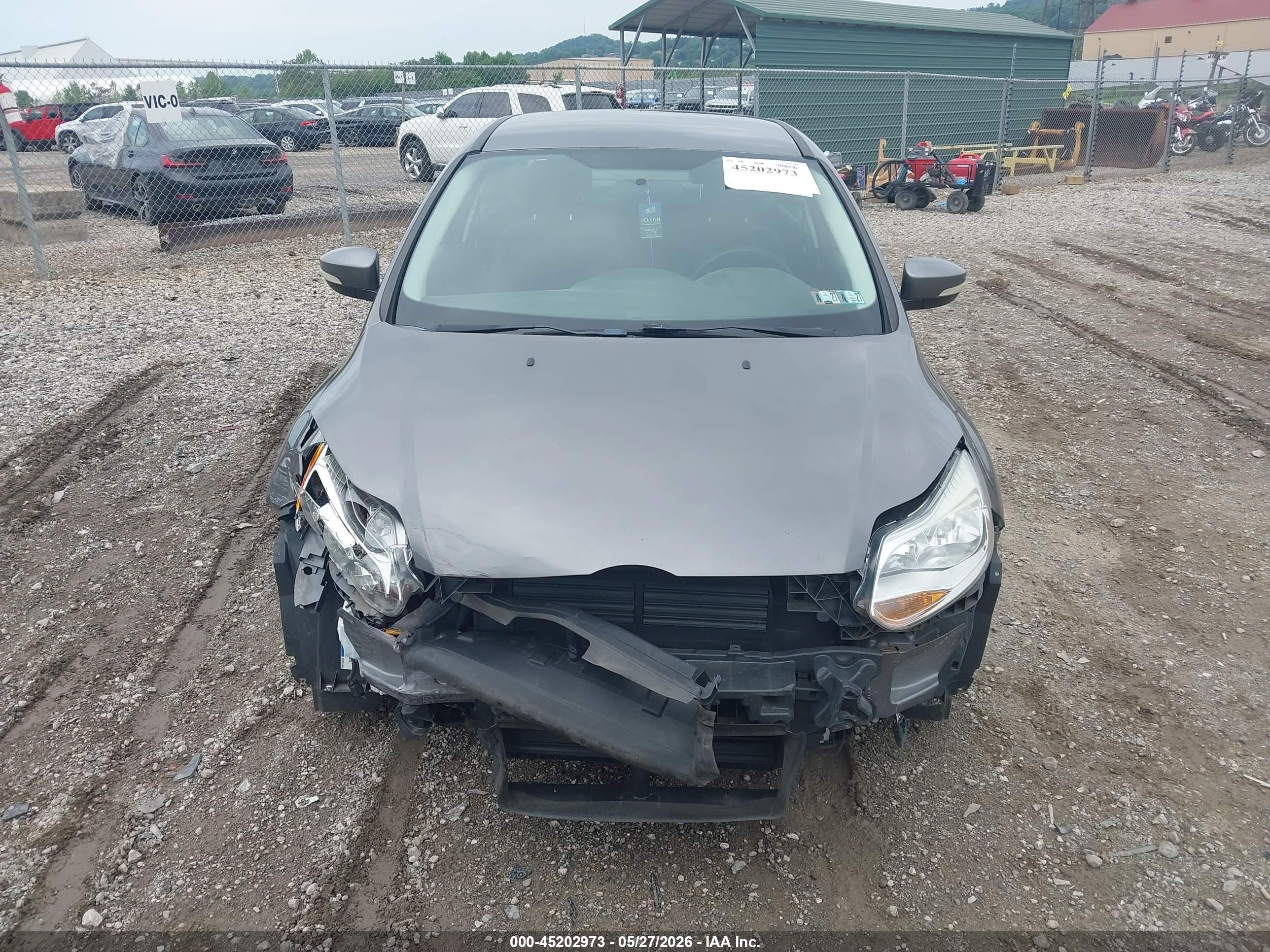2013 Ford Focus Se Gray vin: 1FADP3F28DL341230