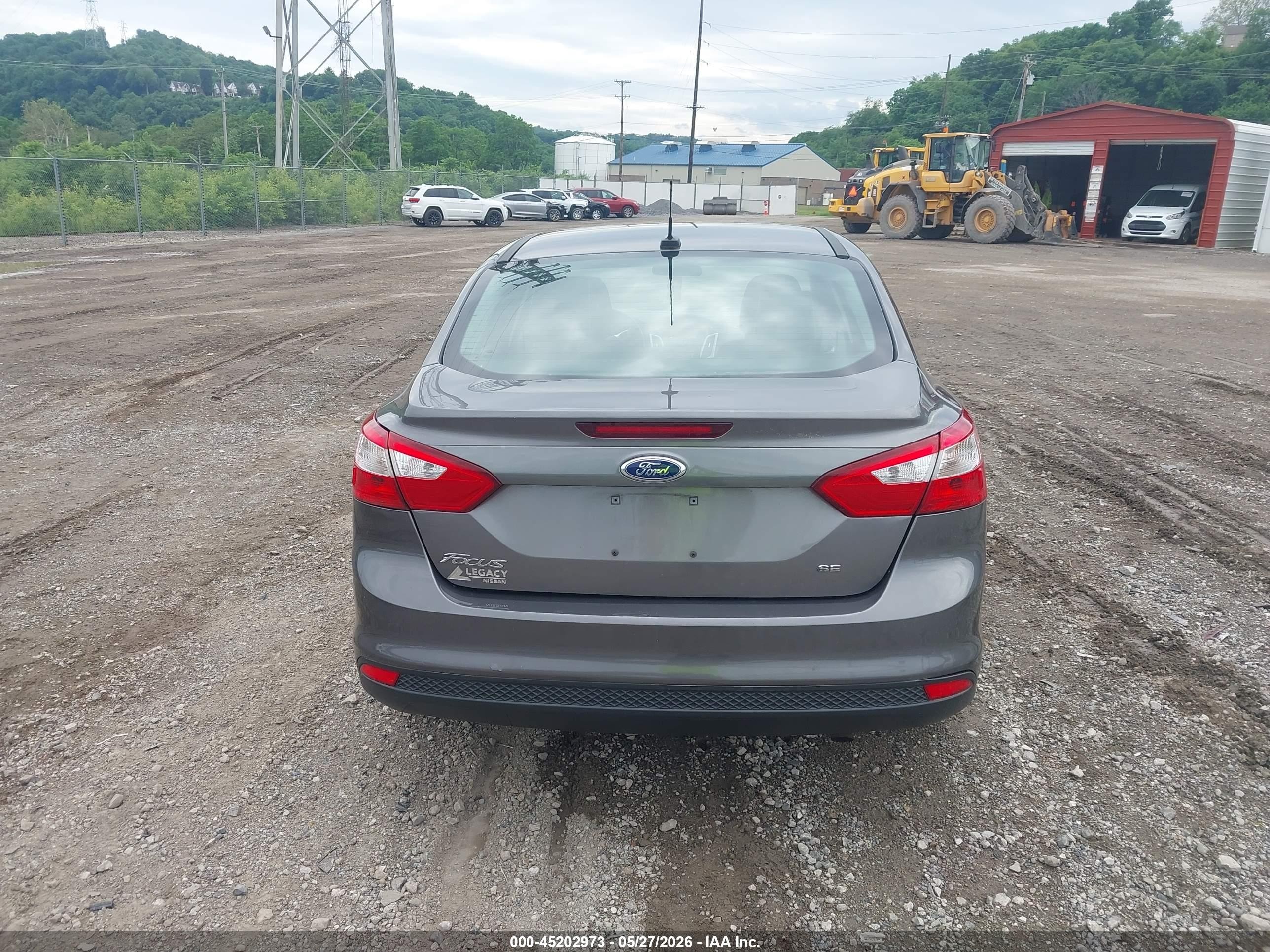 2013 Ford Focus Se Gray vin: 1FADP3F28DL341230