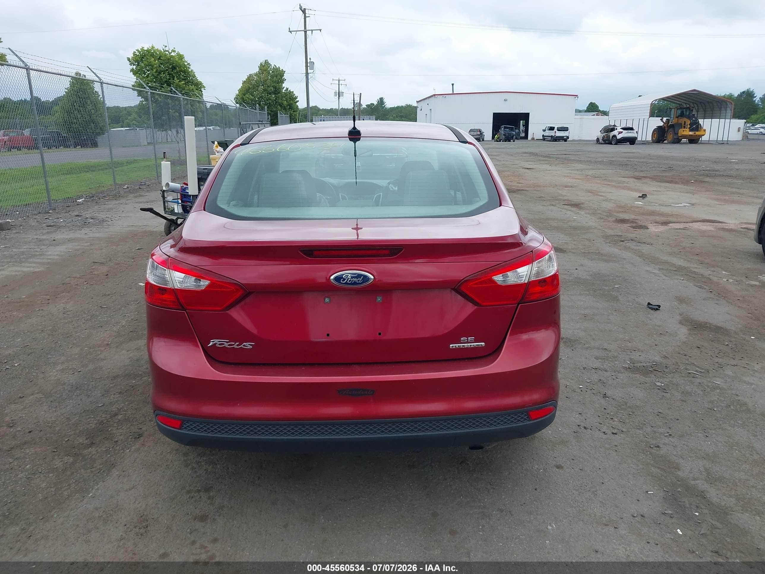 2013 Ford Focus Se Red vin: 1FADP3F28DL359162