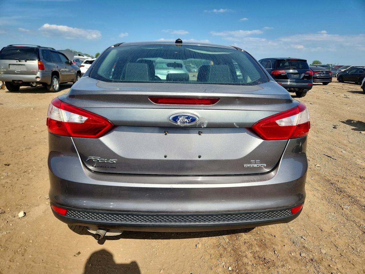 2013 Ford Focus Se Gray vin: 1FADP3F28DL370582