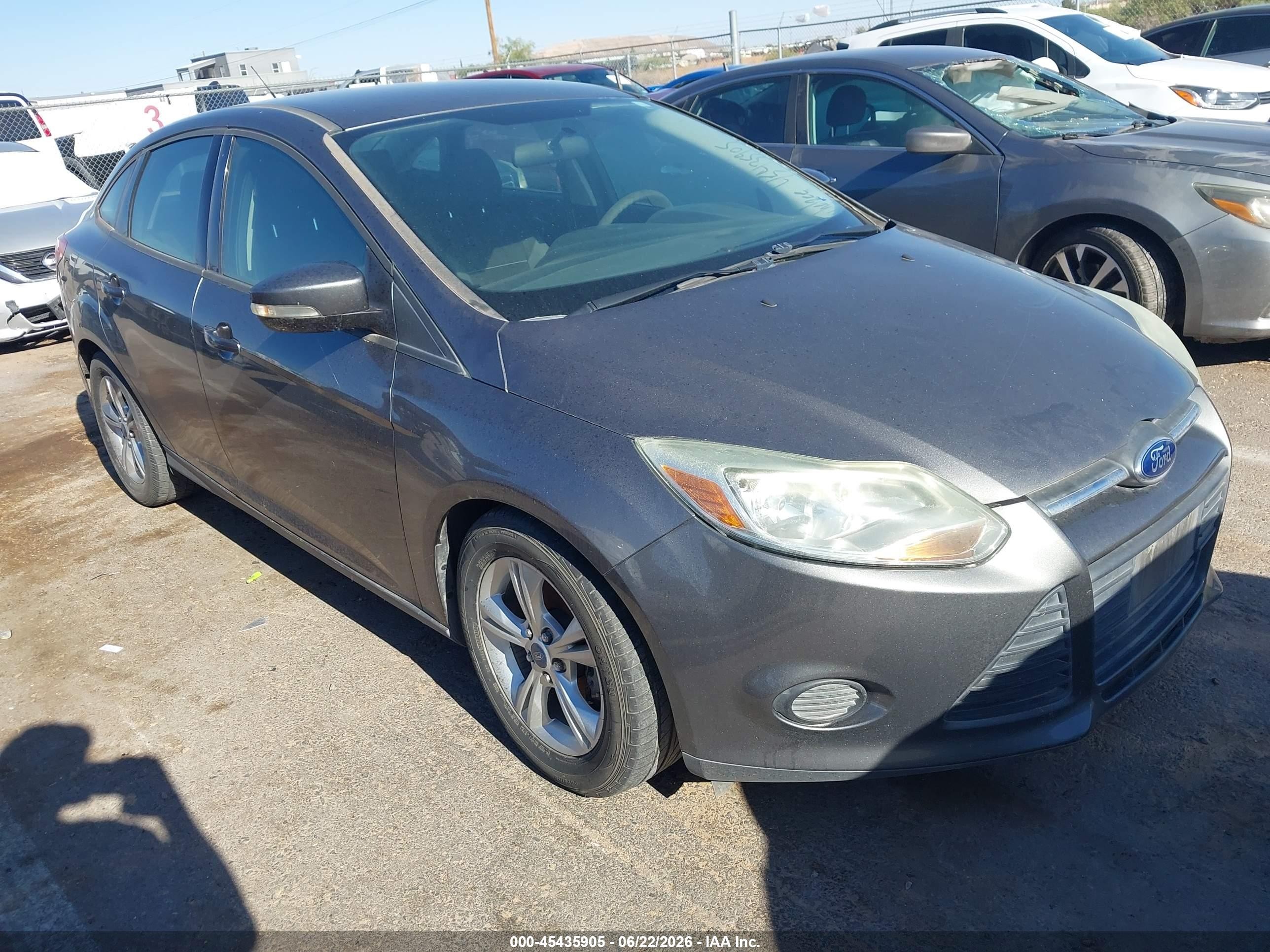 2013 Ford Focus Se Gray vin: 1FADP3F28DL372686