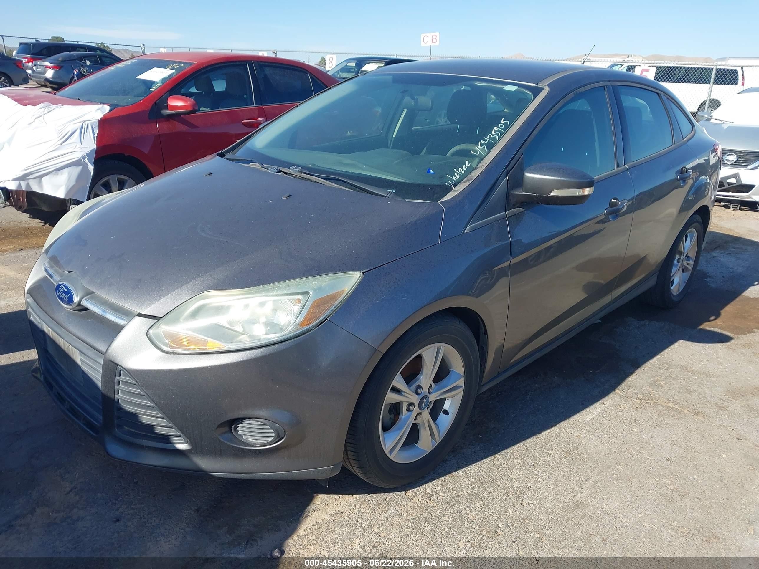 2013 Ford Focus Se Gray vin: 1FADP3F28DL372686