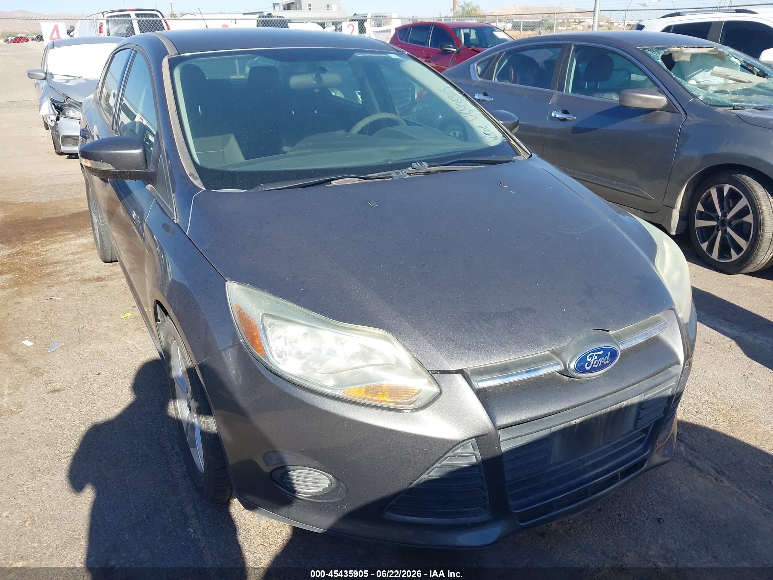 2013 Ford Focus Se Gray vin: 1FADP3F28DL372686