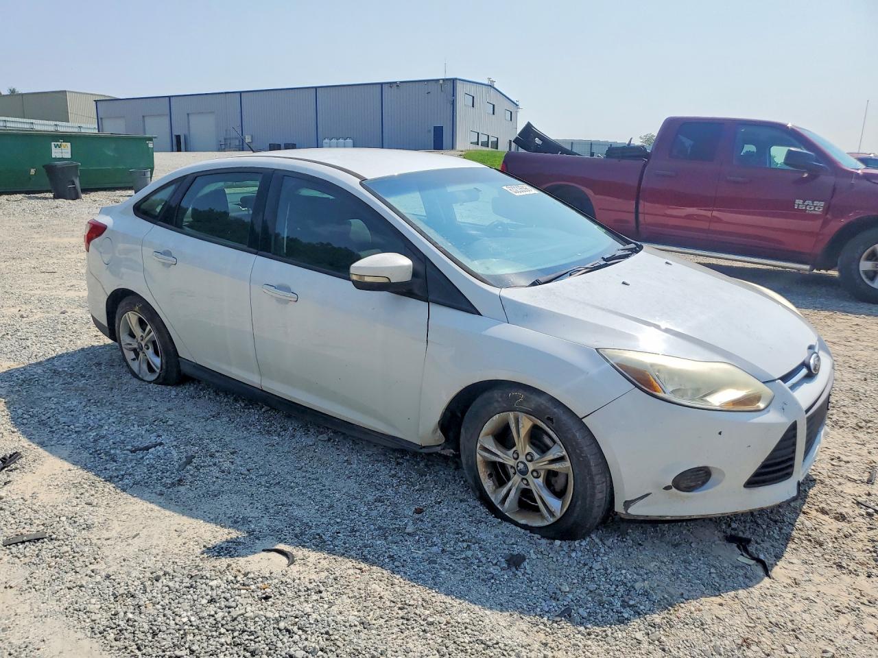 2013 Ford Focus Se White vin: 1FADP3F28DL379993