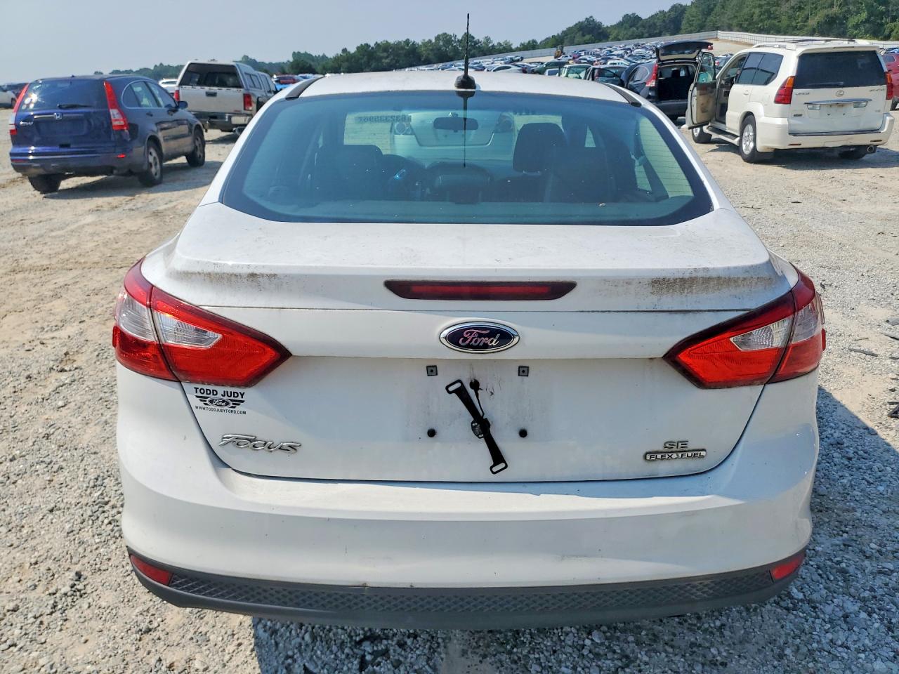 2013 Ford Focus Se White vin: 1FADP3F28DL379993
